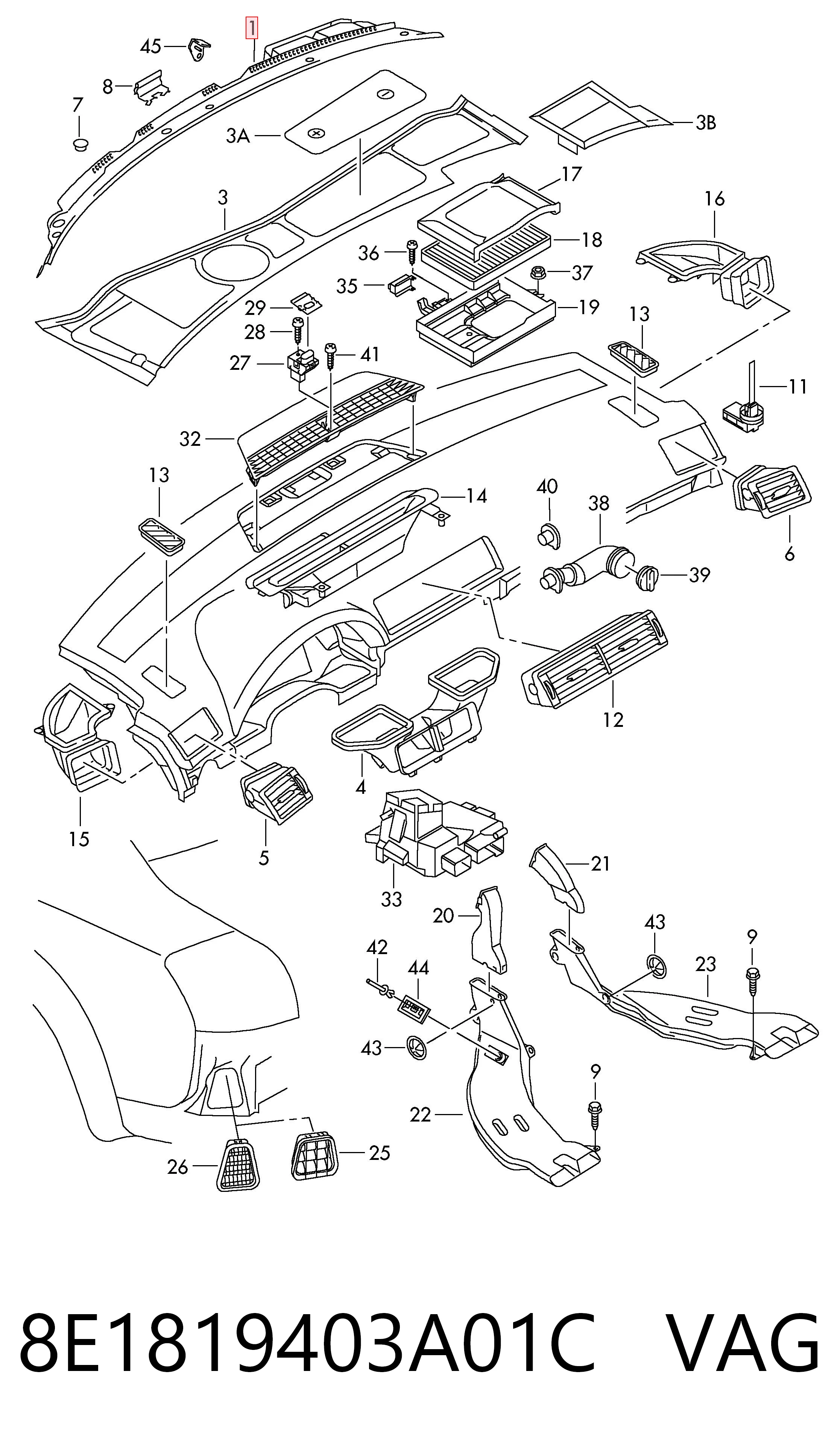 8E1819403A01C VAG