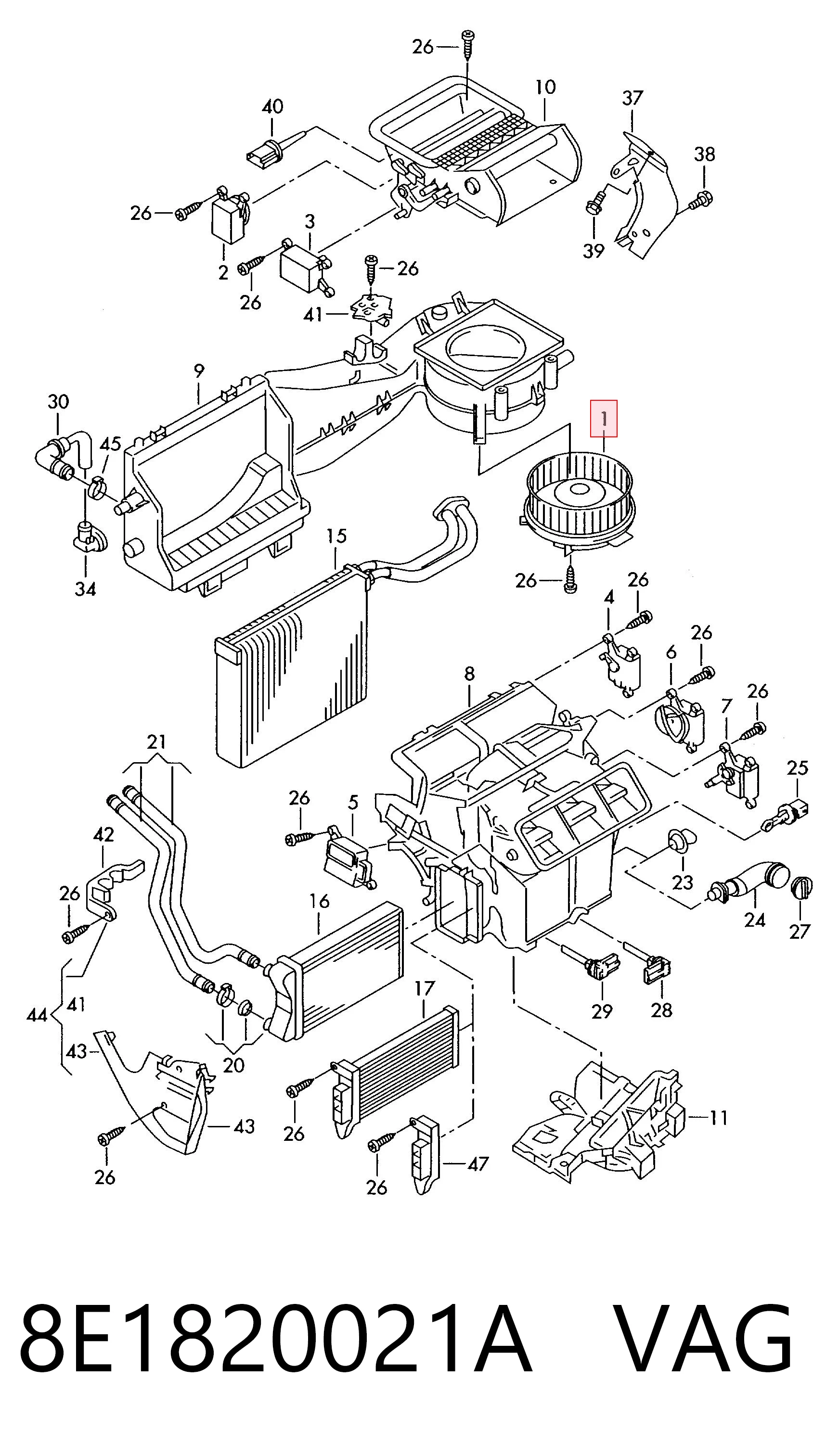  Ventilador habitáculo Seat Exeo 