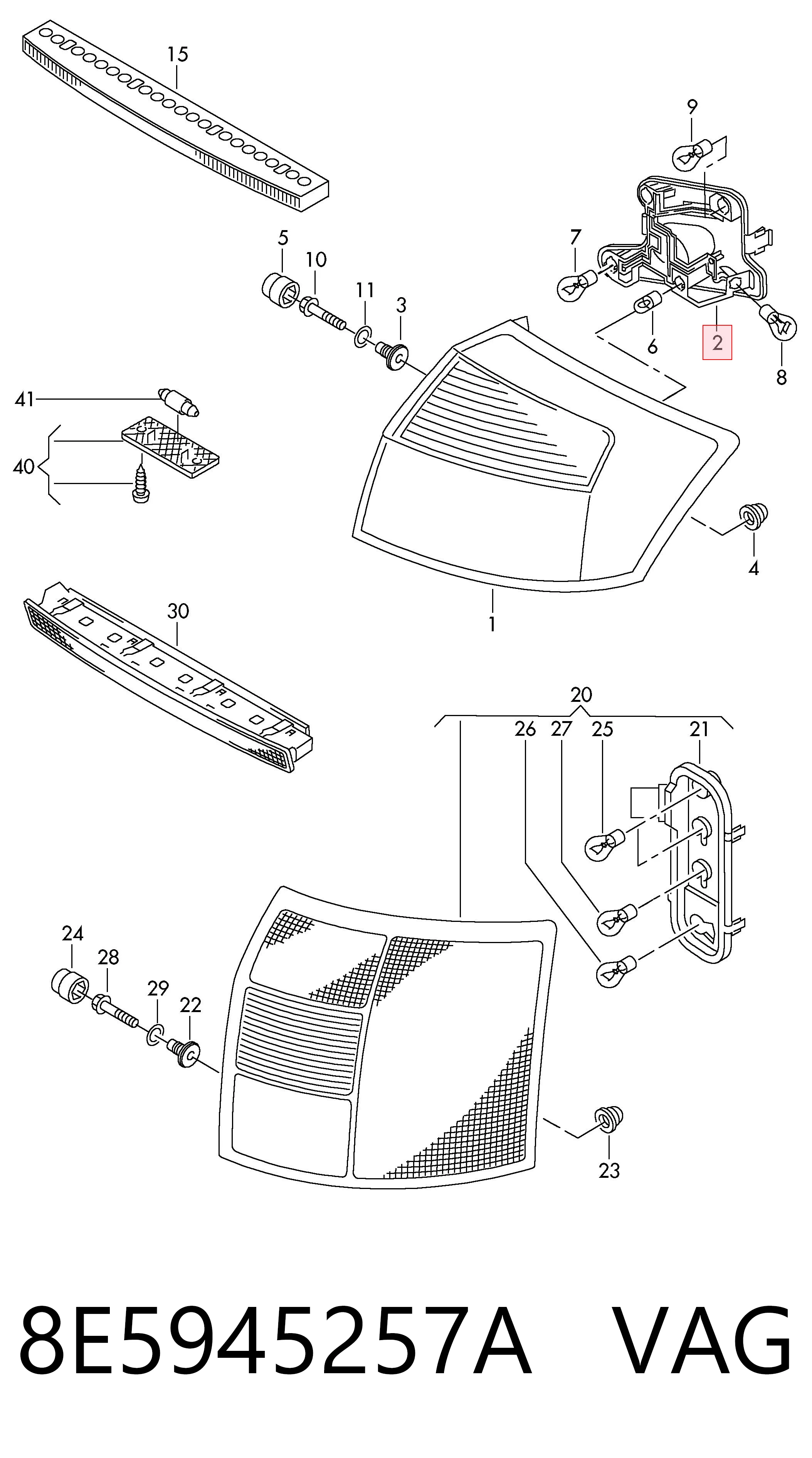 8E5945257A VAG 