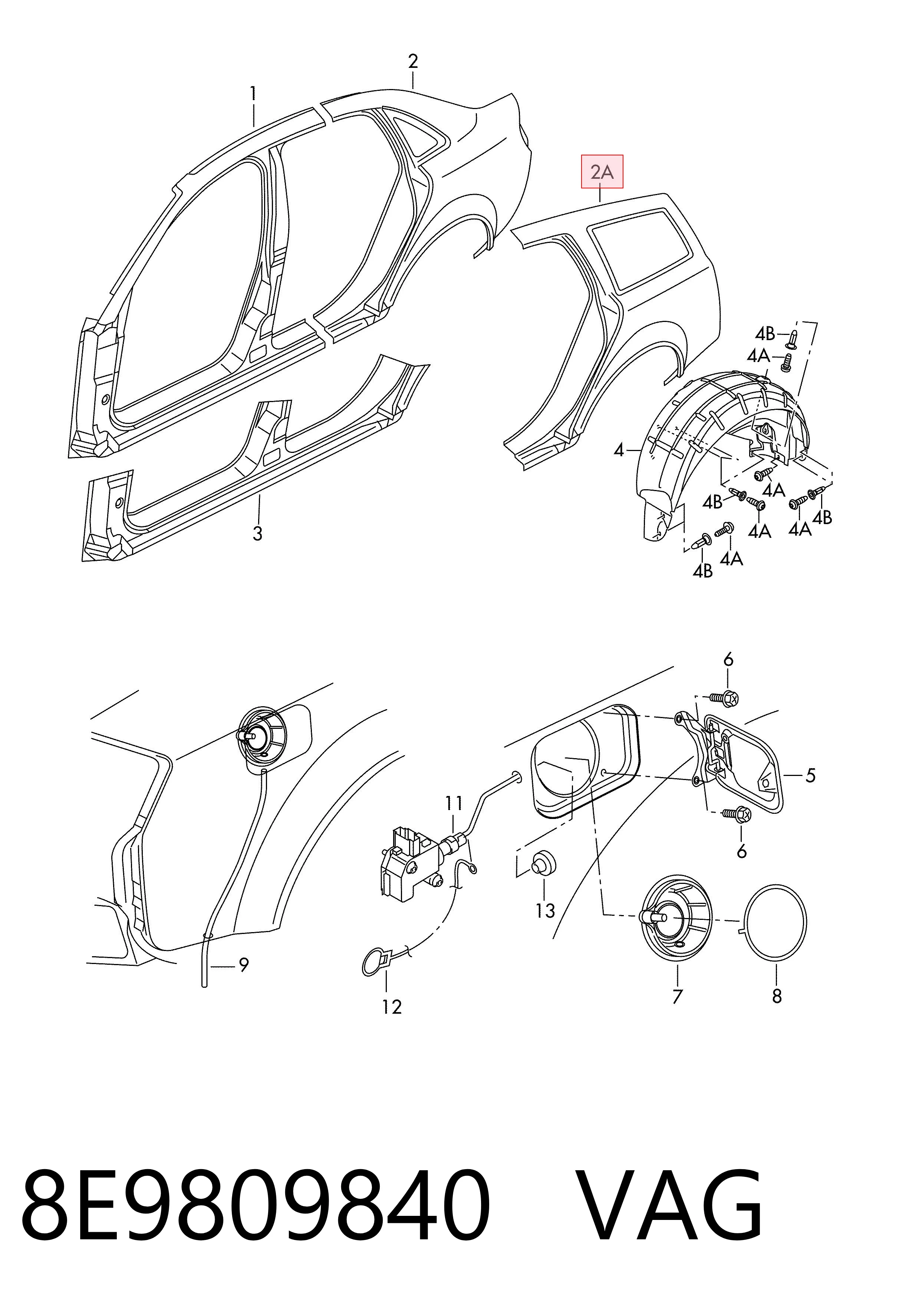 8E9809840 VAG