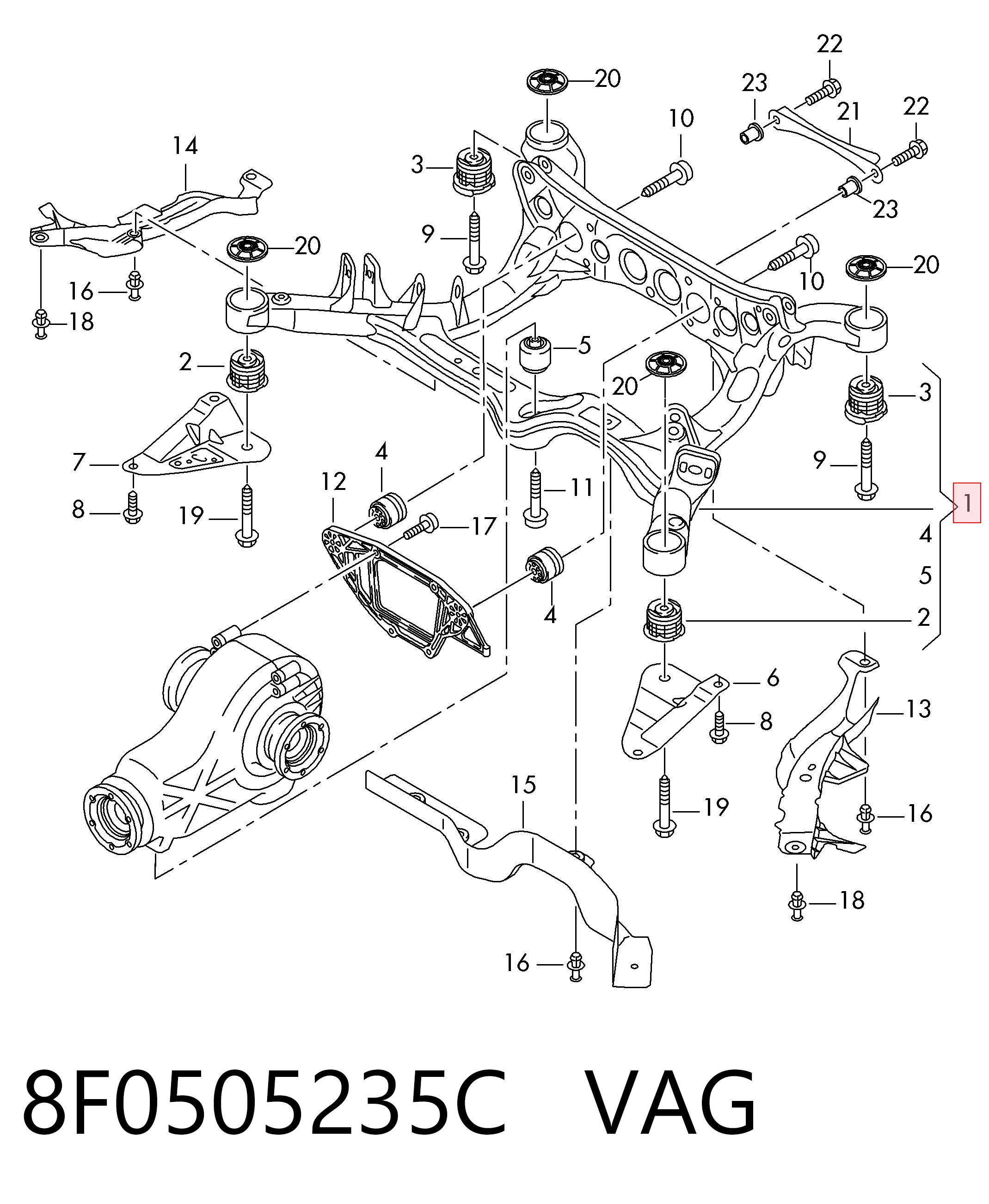 8F0505235C VAG