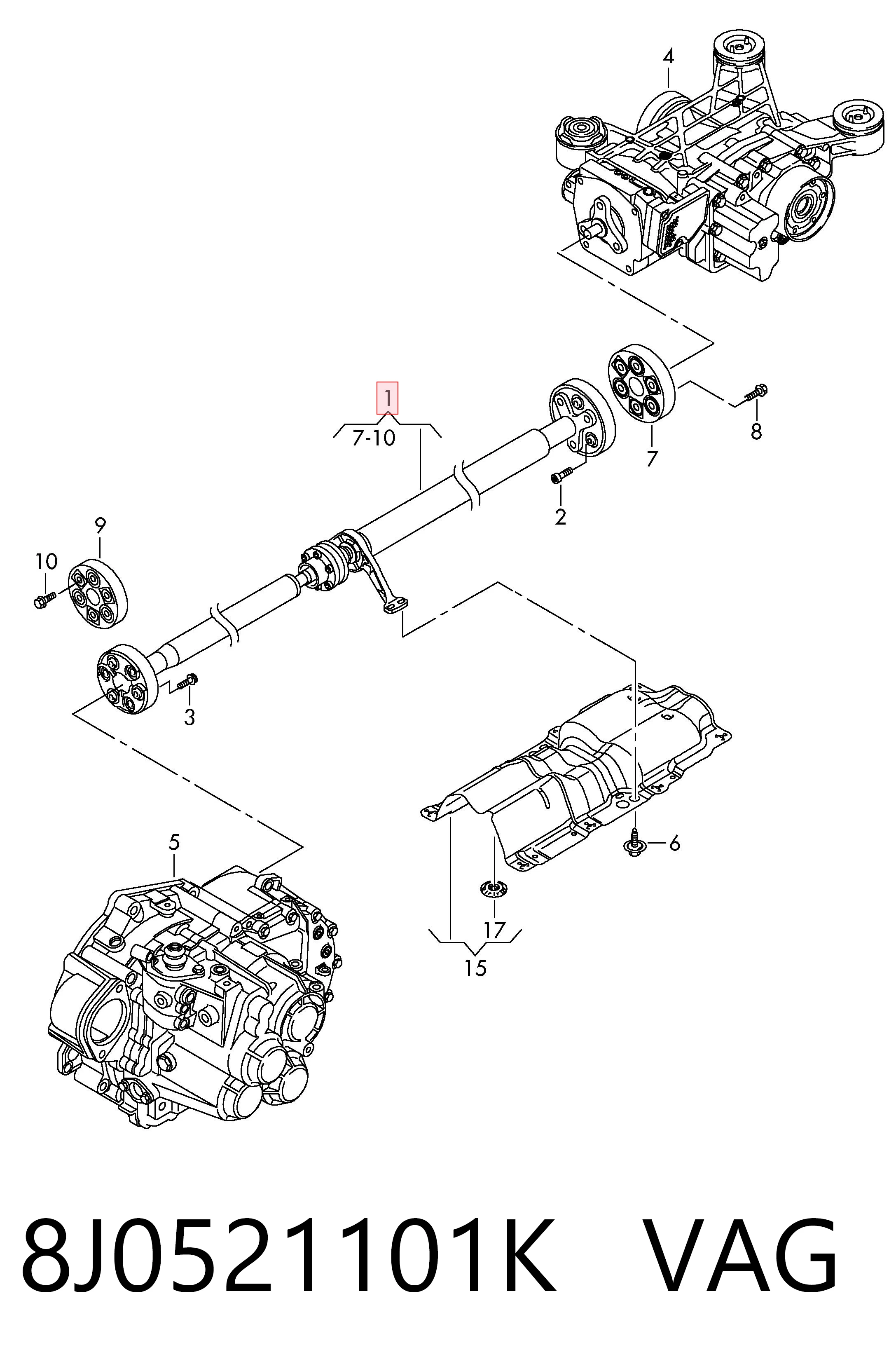 8J0521101K VAG