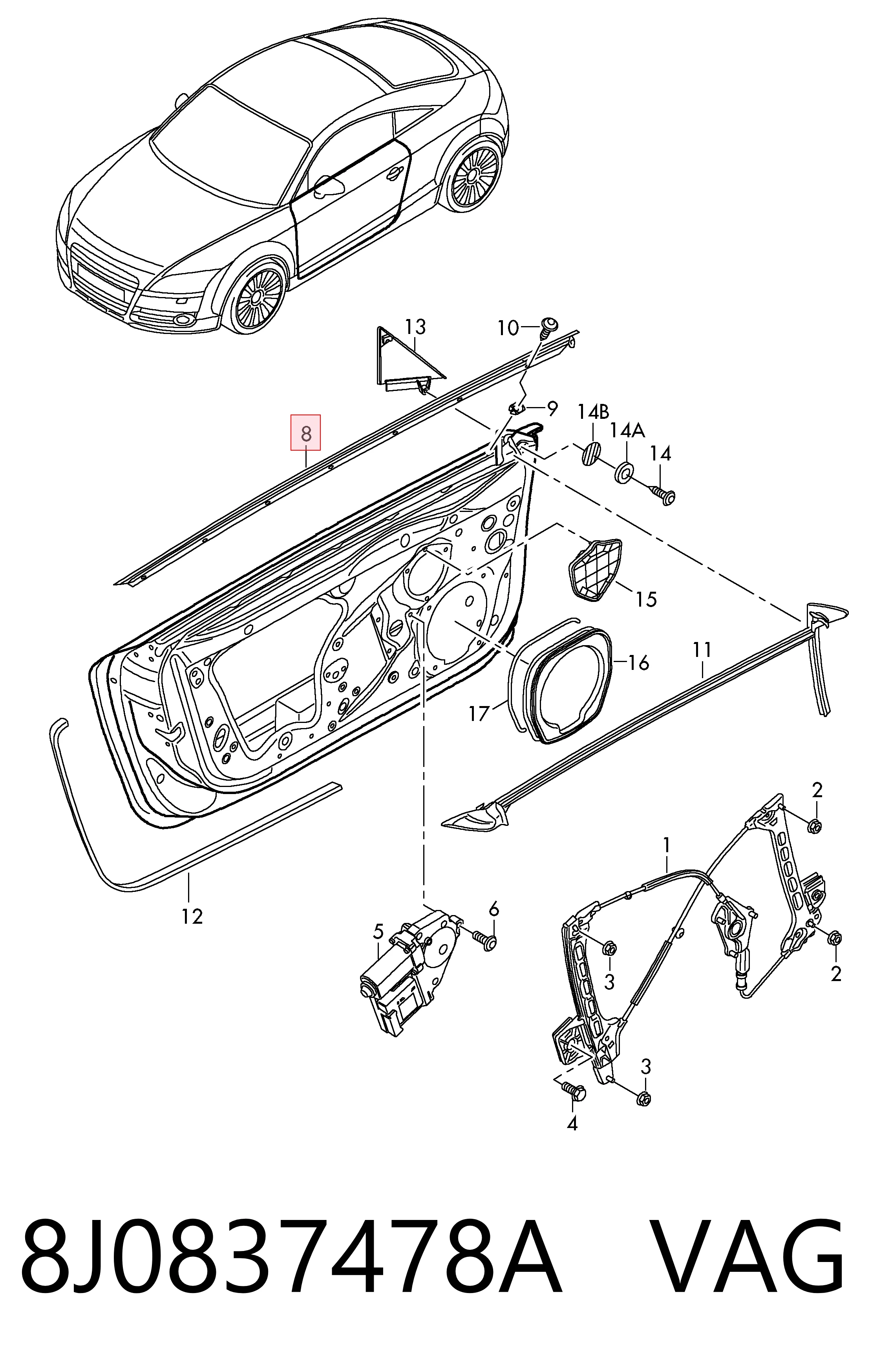 8J0837478A VAG