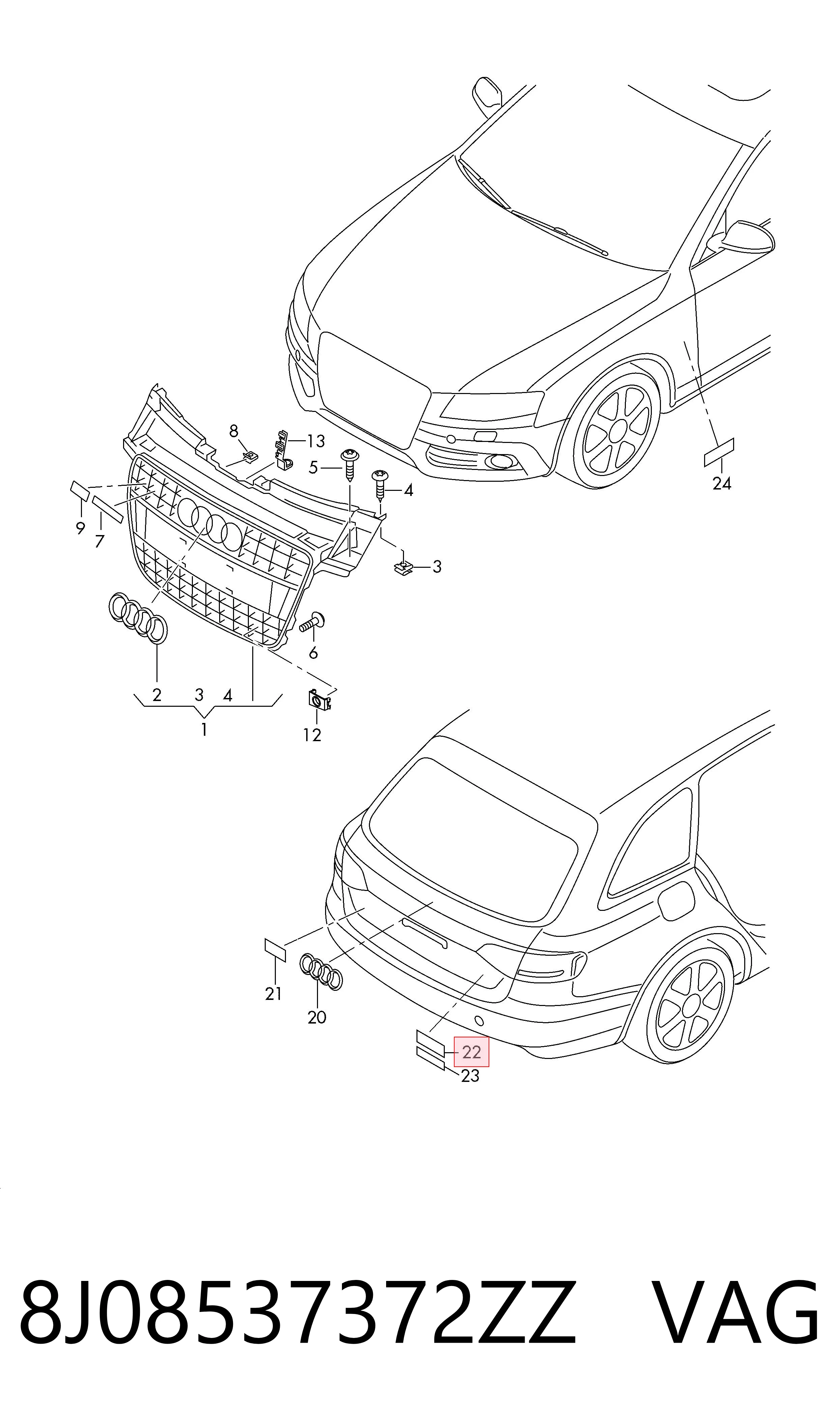  VAG 8J08537372ZZ precio, desde 47,39 EUR