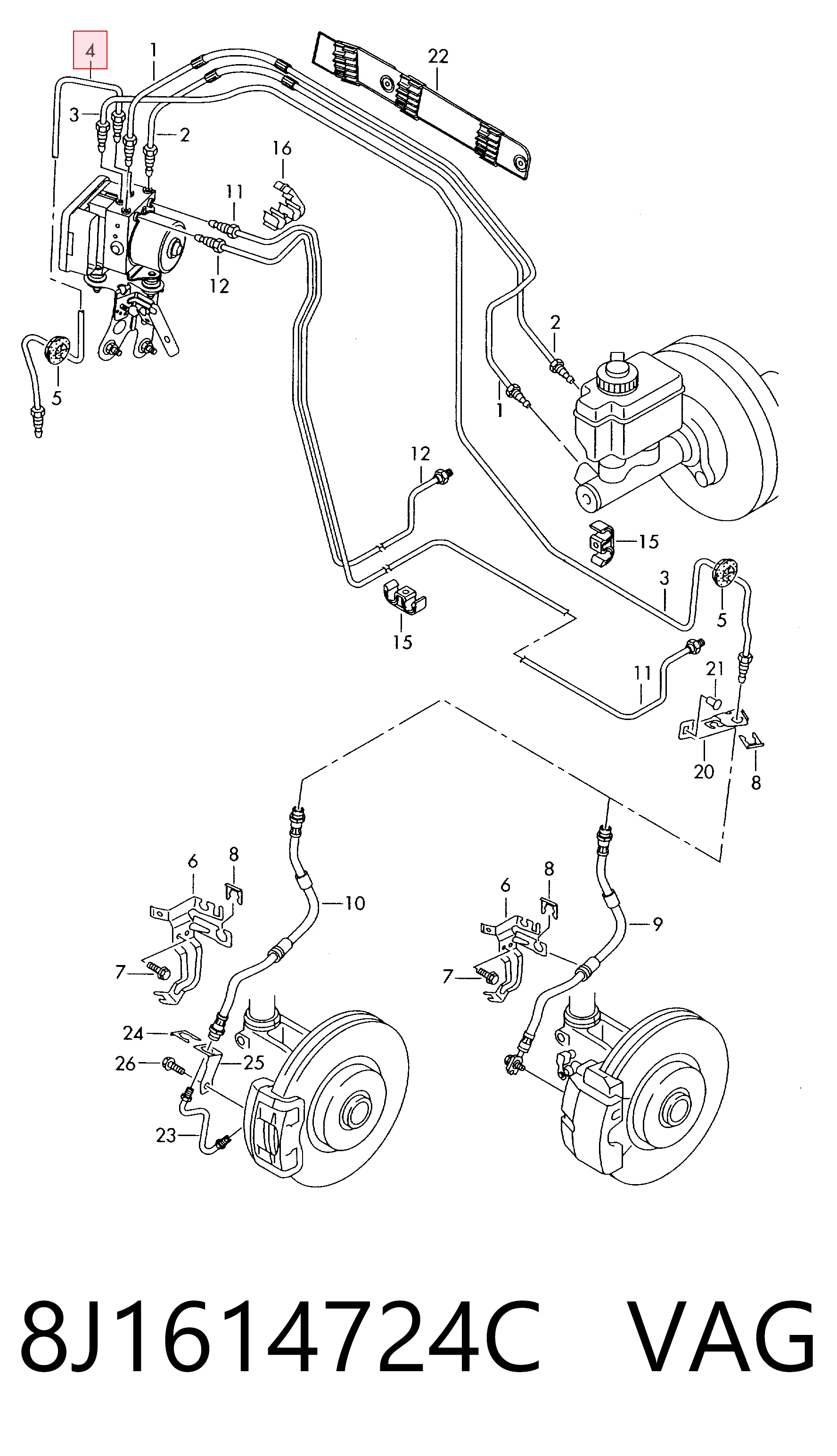 8J1614724C VAG