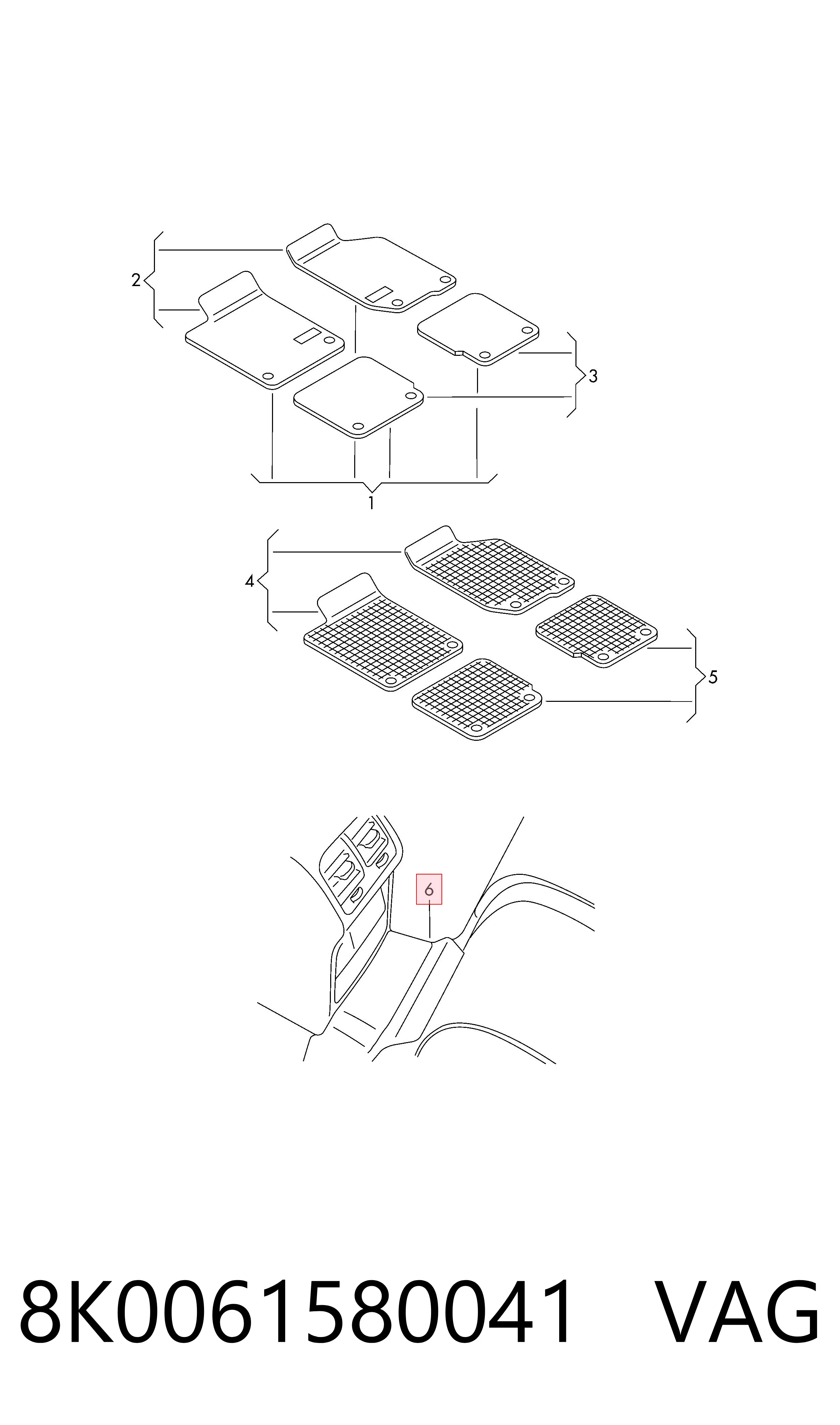 8K0061580041 VAG 