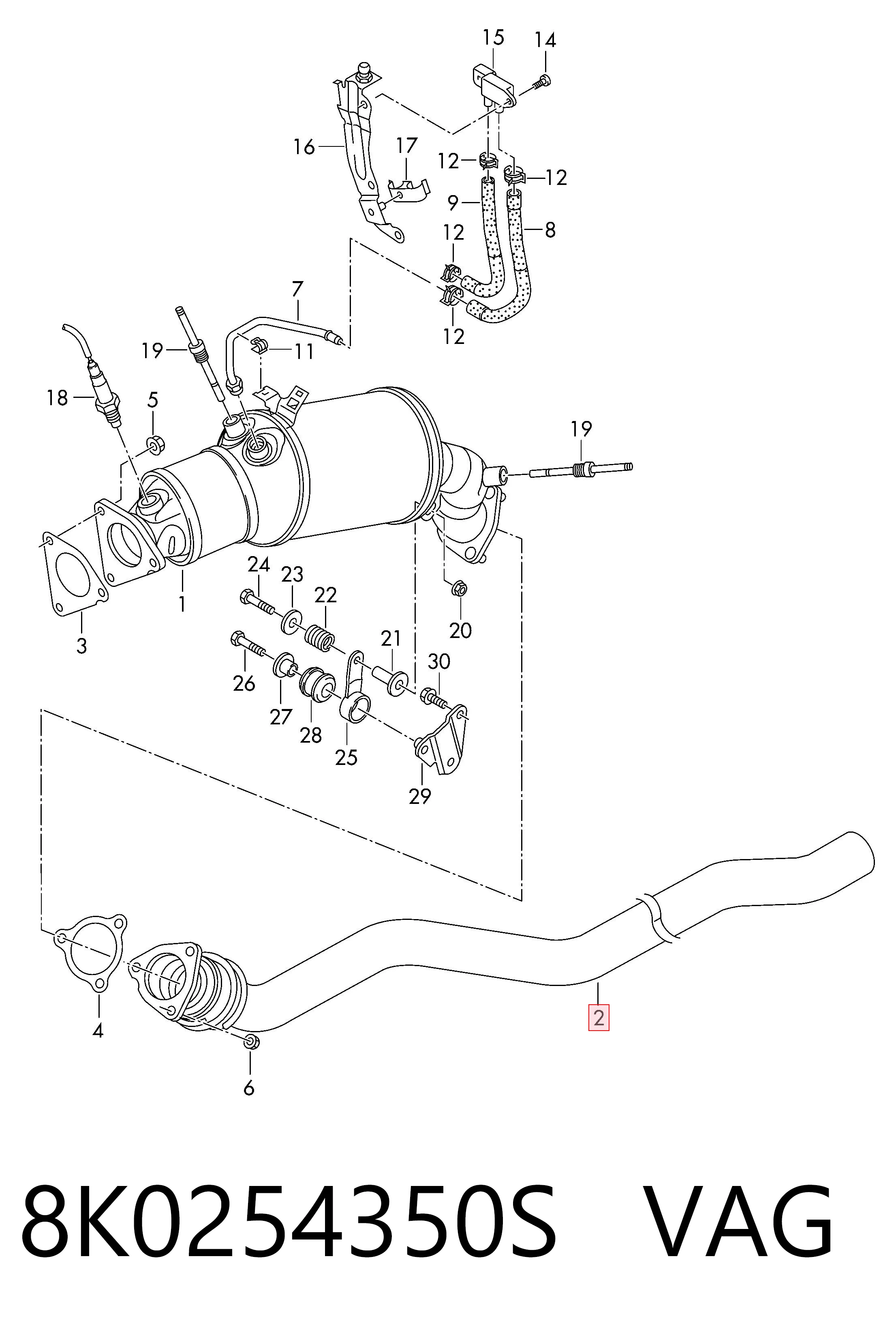 8K0254350S VAG