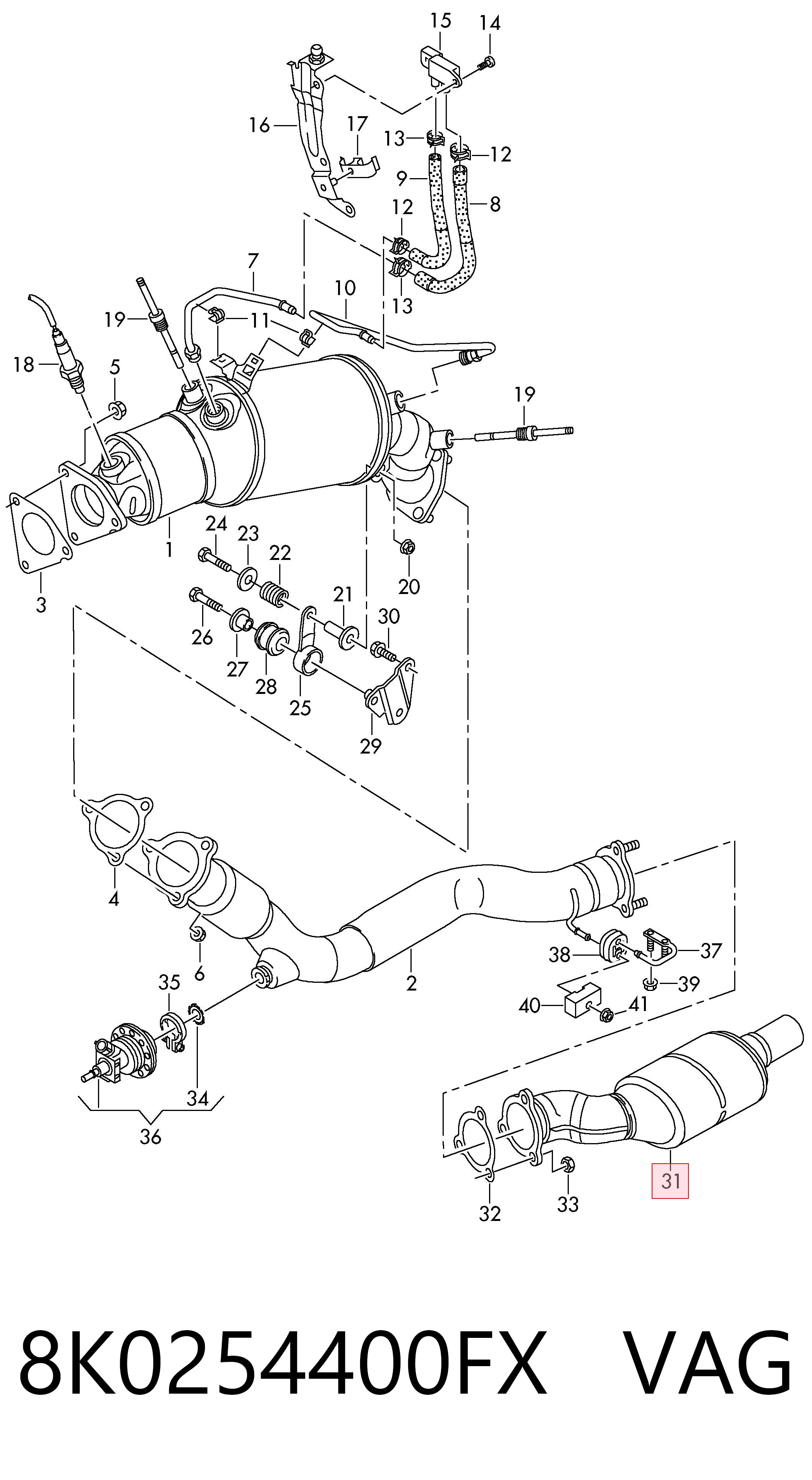 8K0254400FX VAG