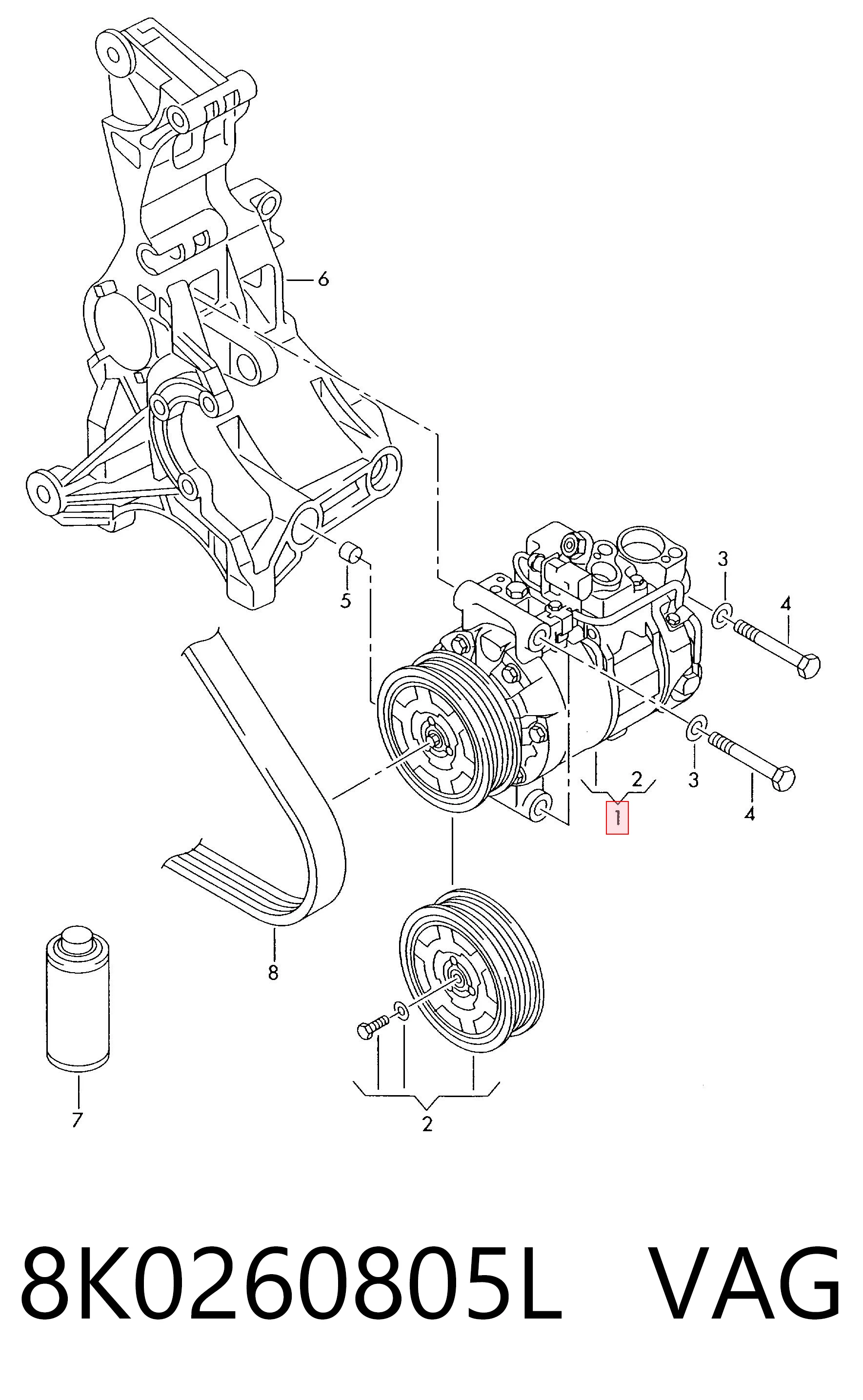 8K0260805L VAG