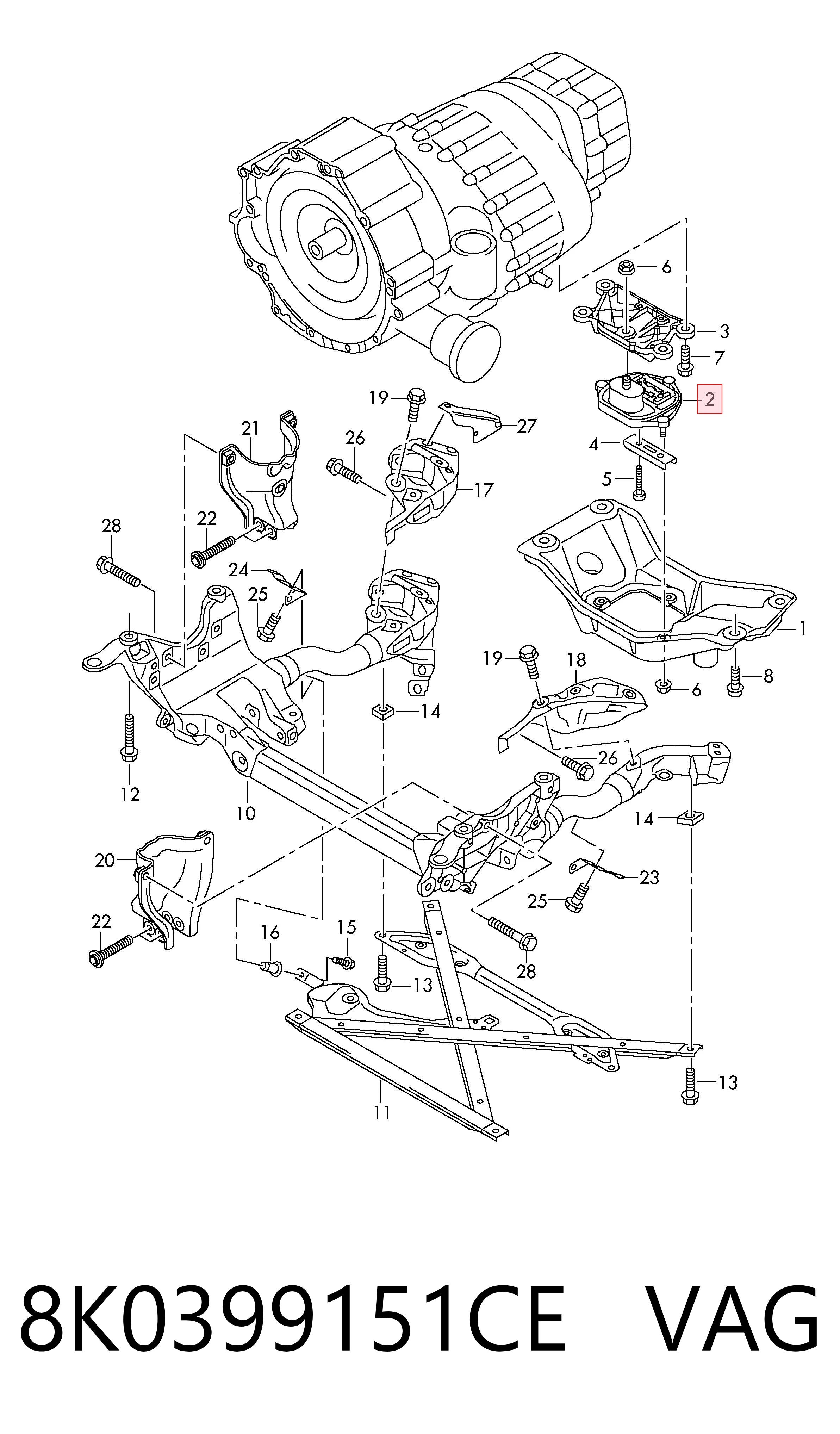 8K0399151CE VAG