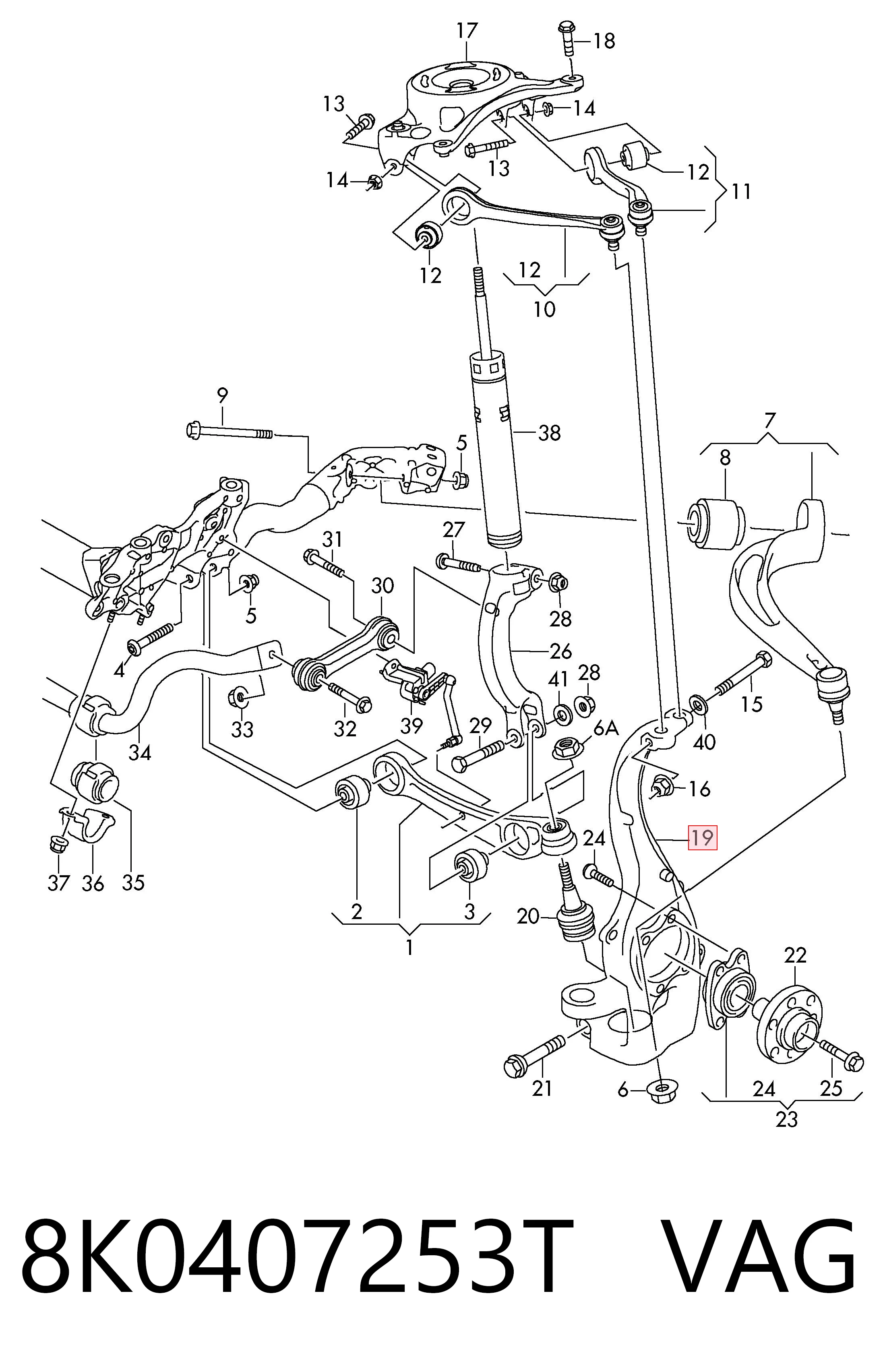 8K0407253T VAG