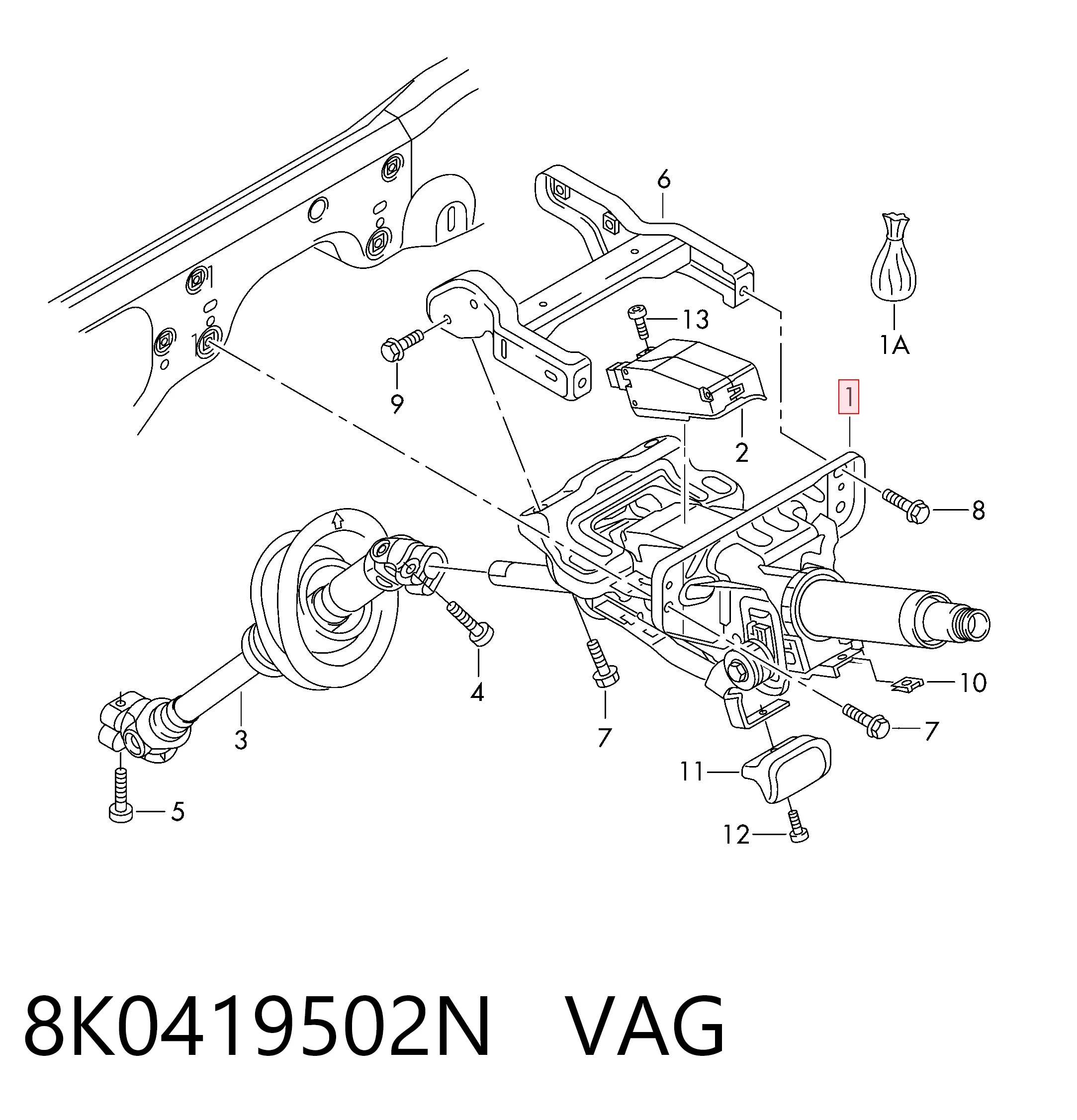 8K0419502N VAG