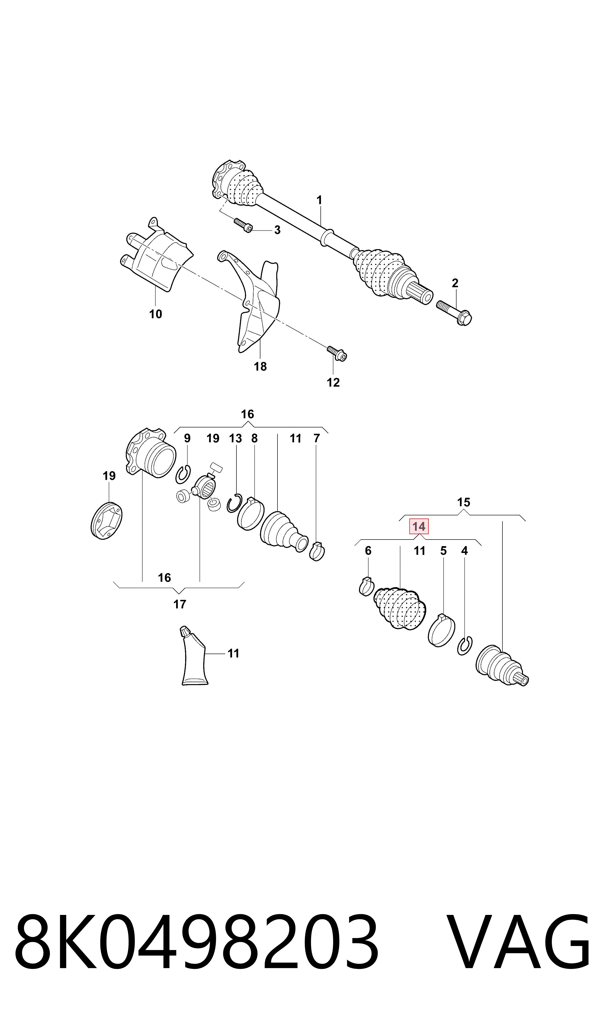 8K0498203 VAG