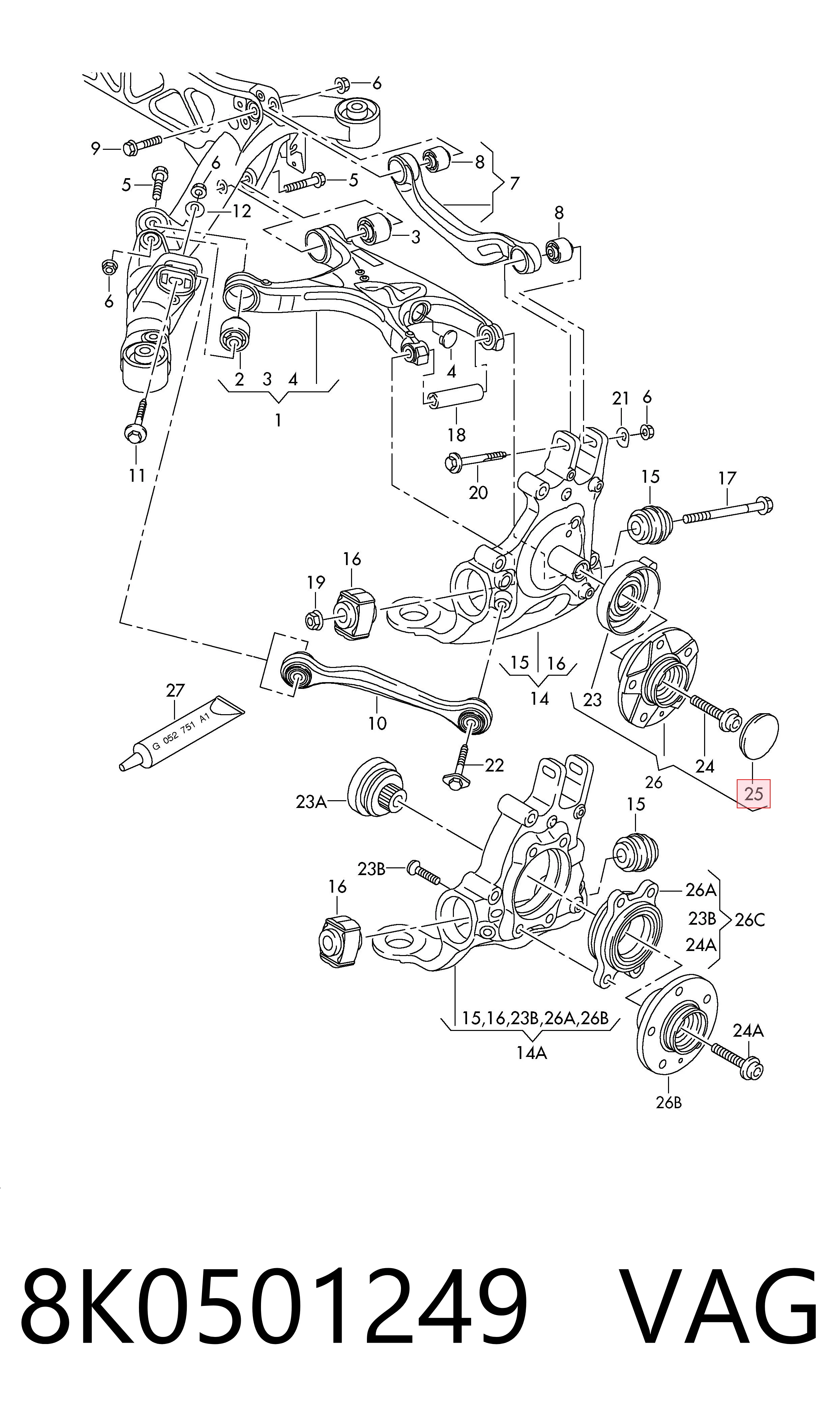 Comprar 8K0501249 VAG 