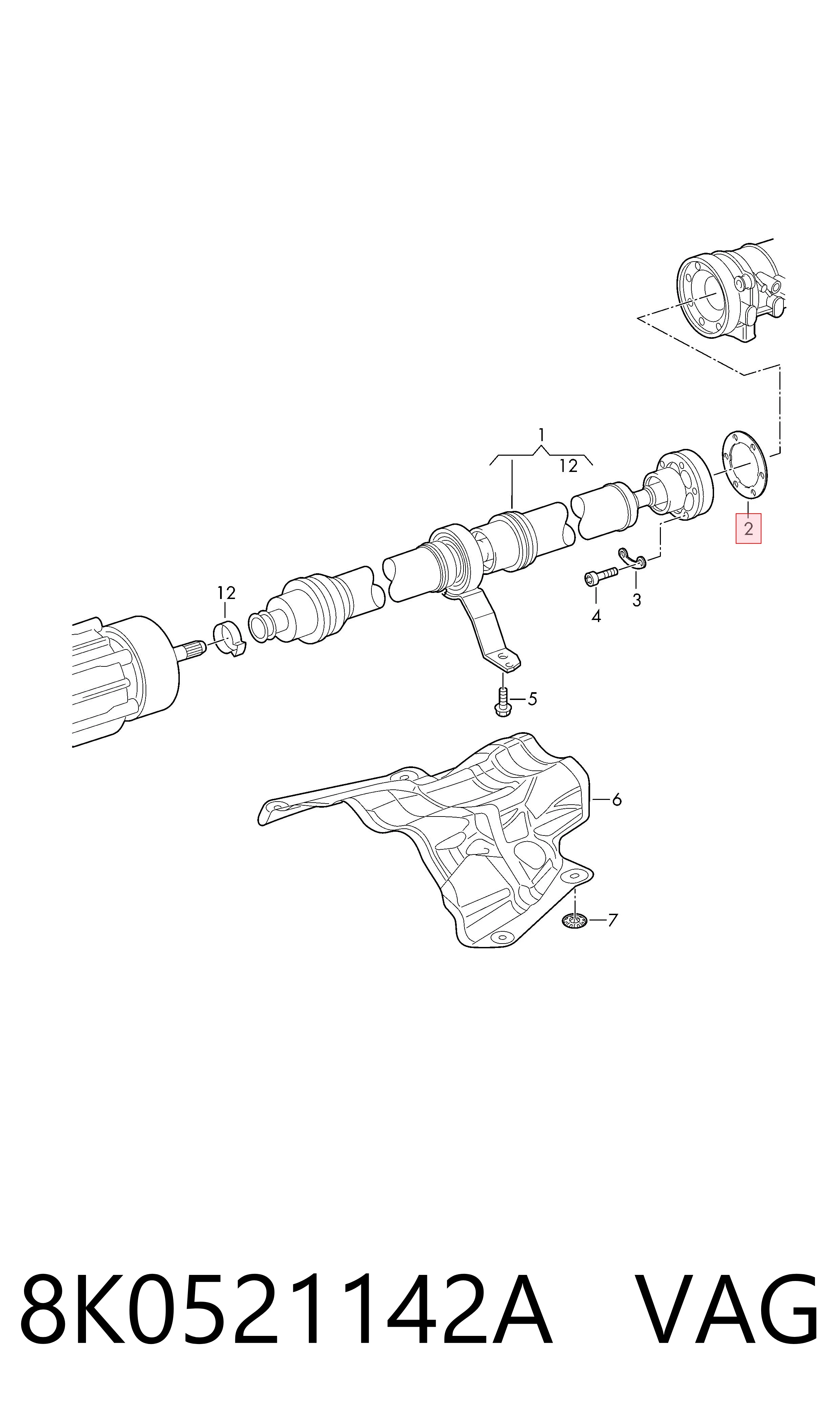 Comprar 8K0521142A VAG 