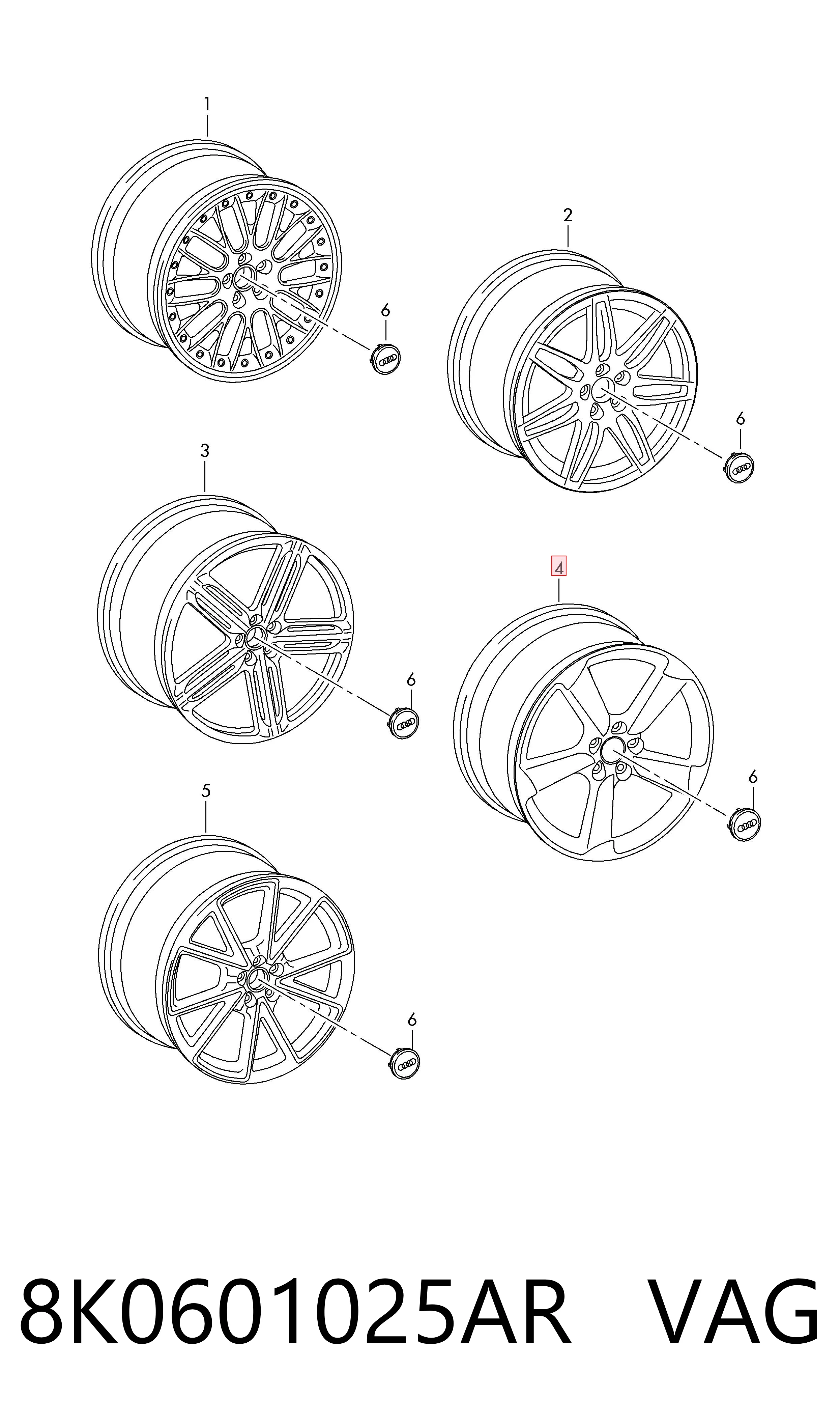 8K0601025AR VAG Aros