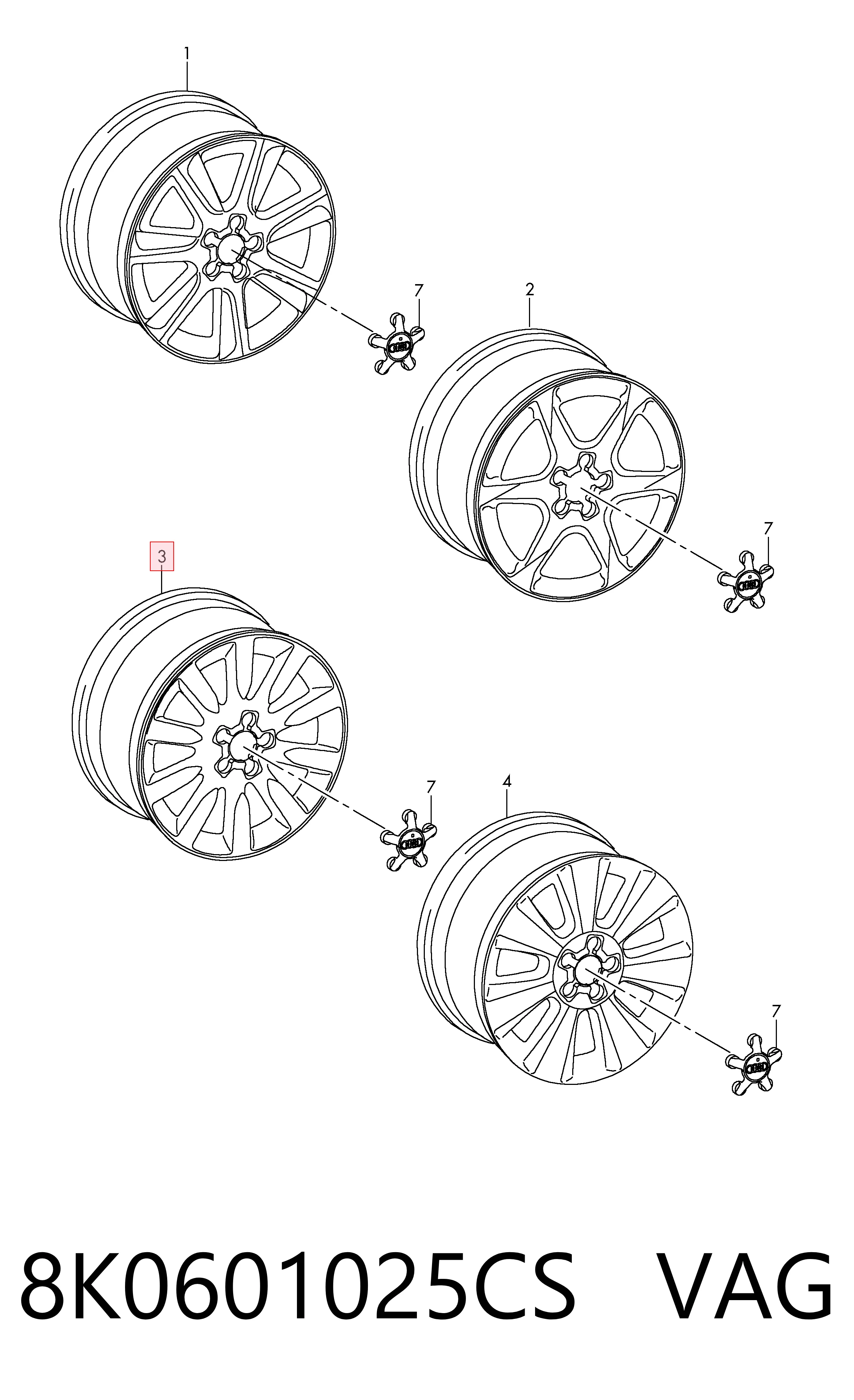 8K0601025CS VAG