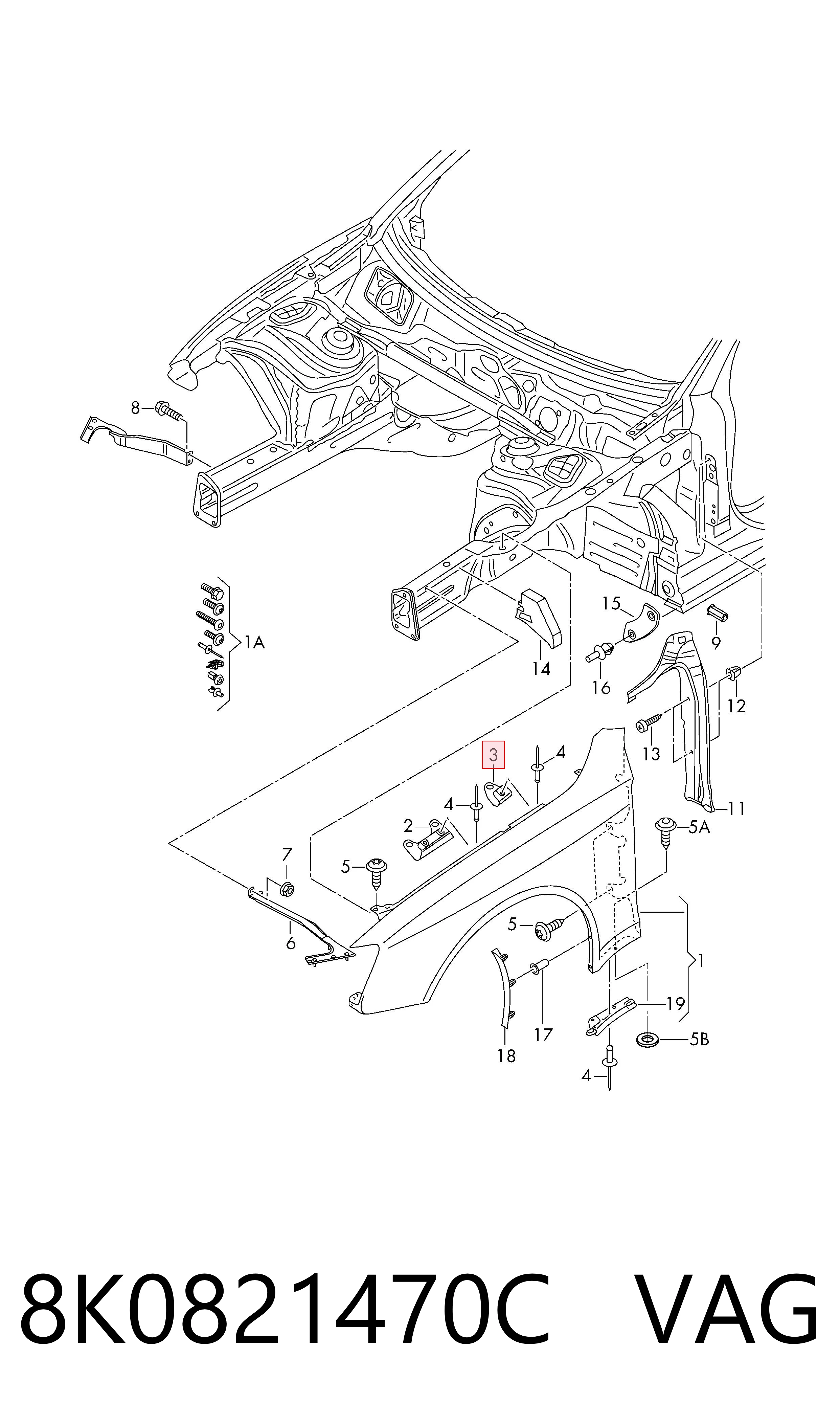 8K0821470C VAG 