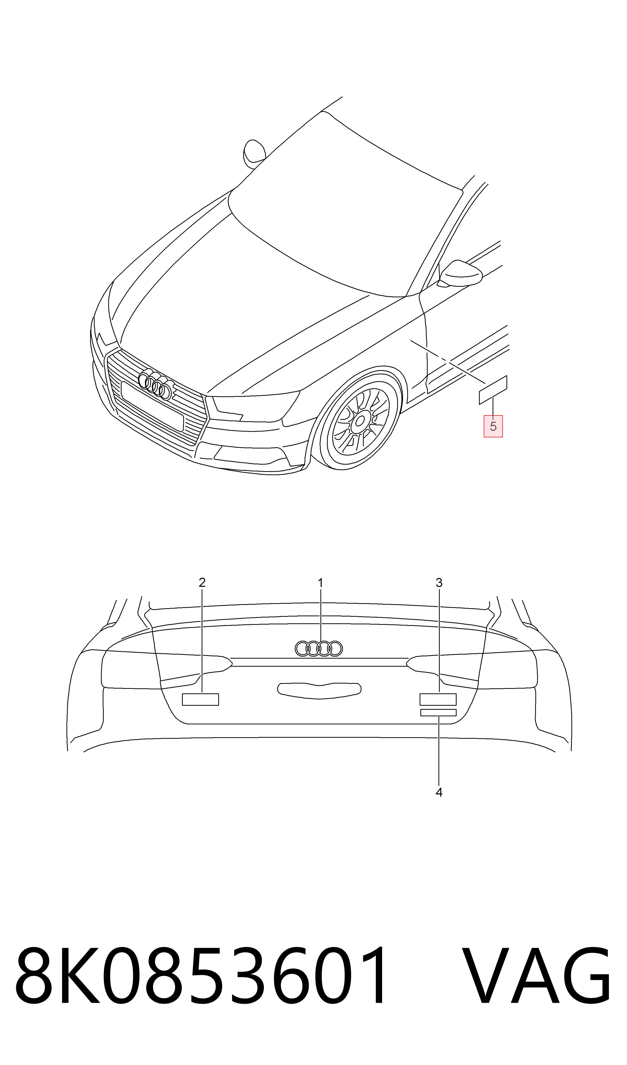 Comprar 8K0853601 VAG 