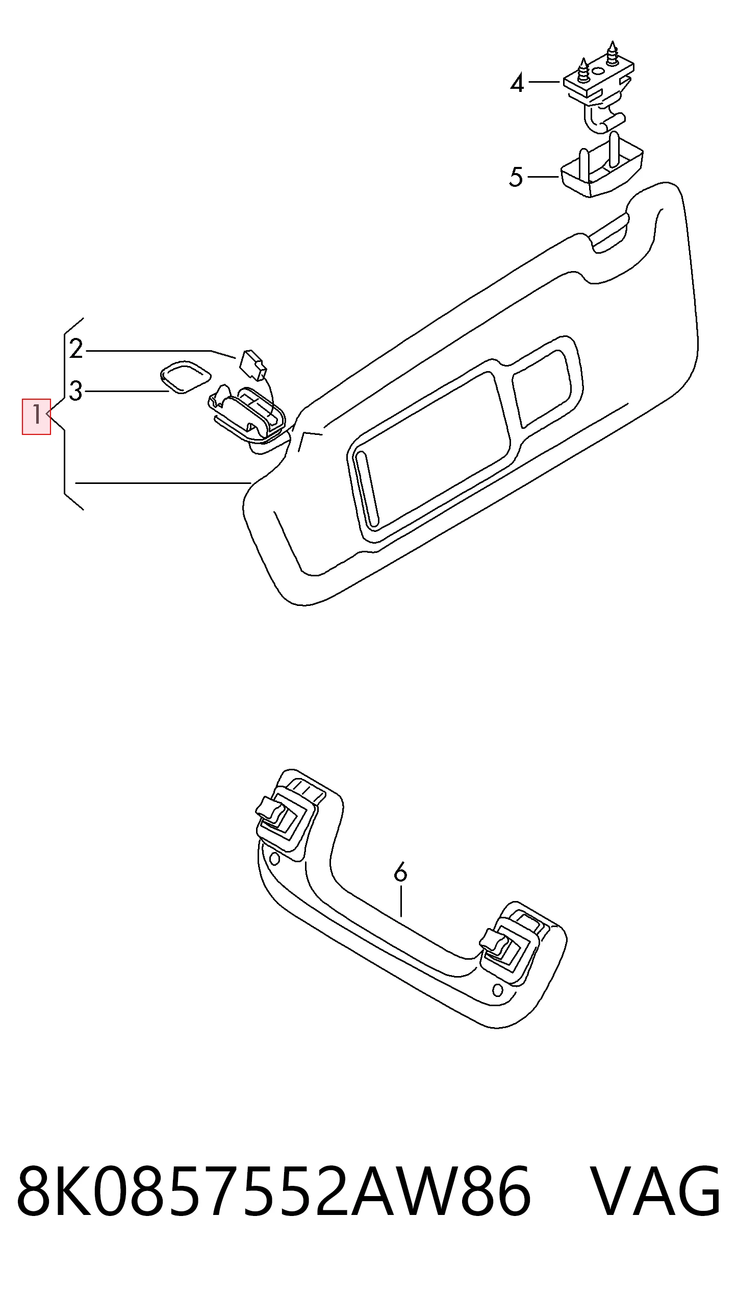 Comprar Parasol Audi A5 Sportback 8TA