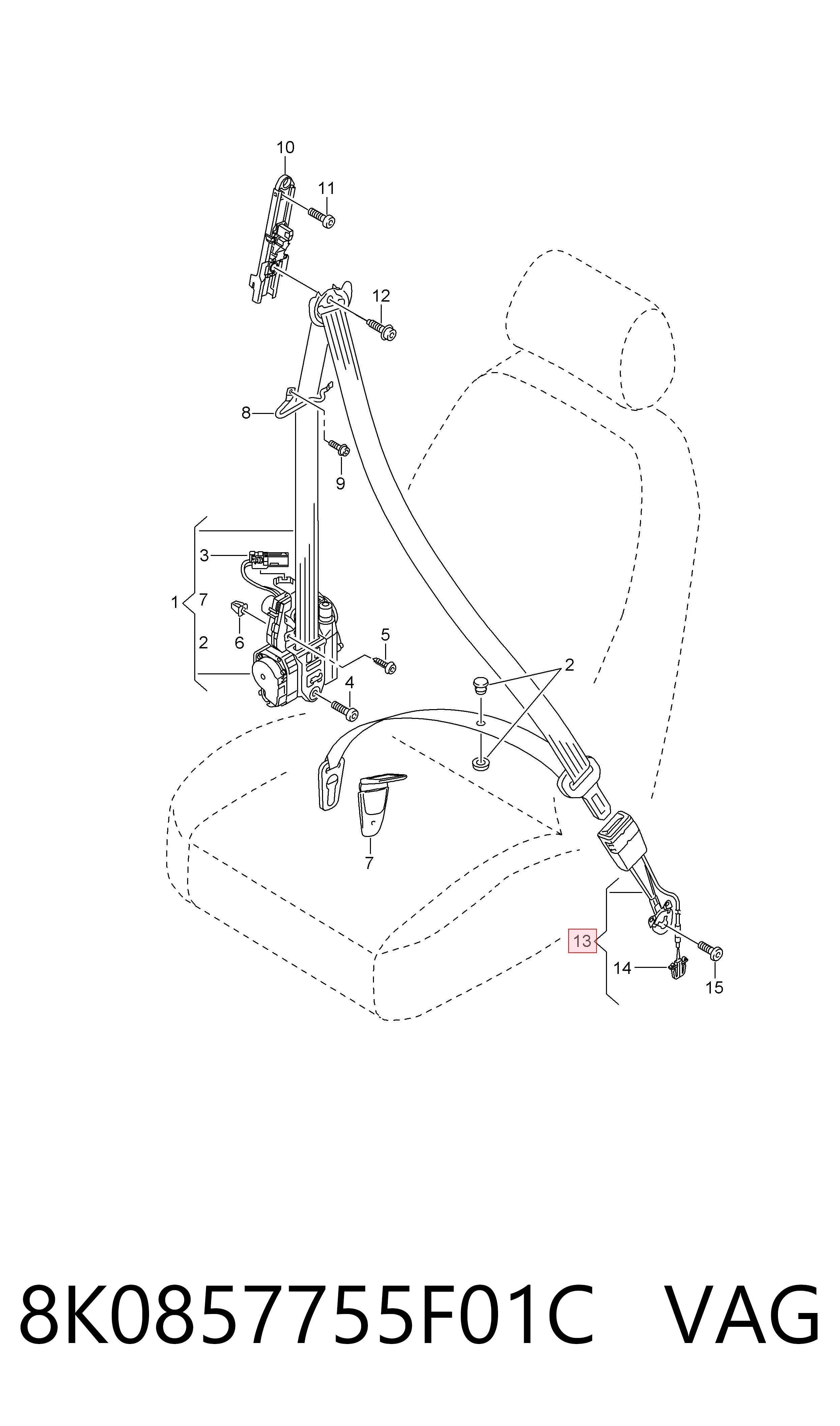 8K0857755F01C VAG