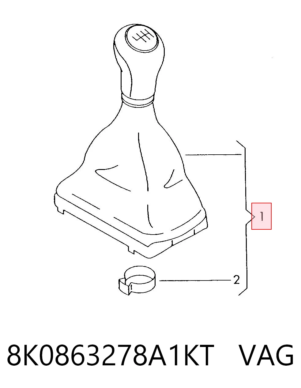8K0863278A1KT VAG