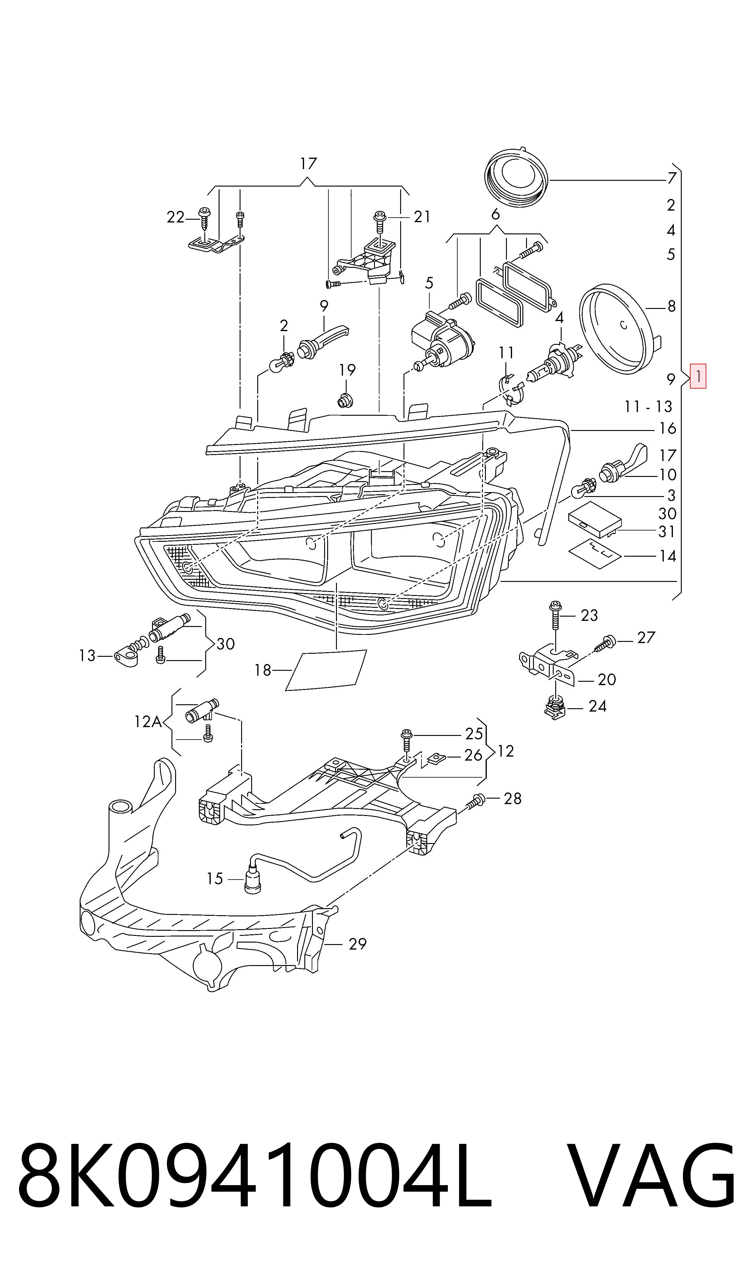8K0941004L VAG