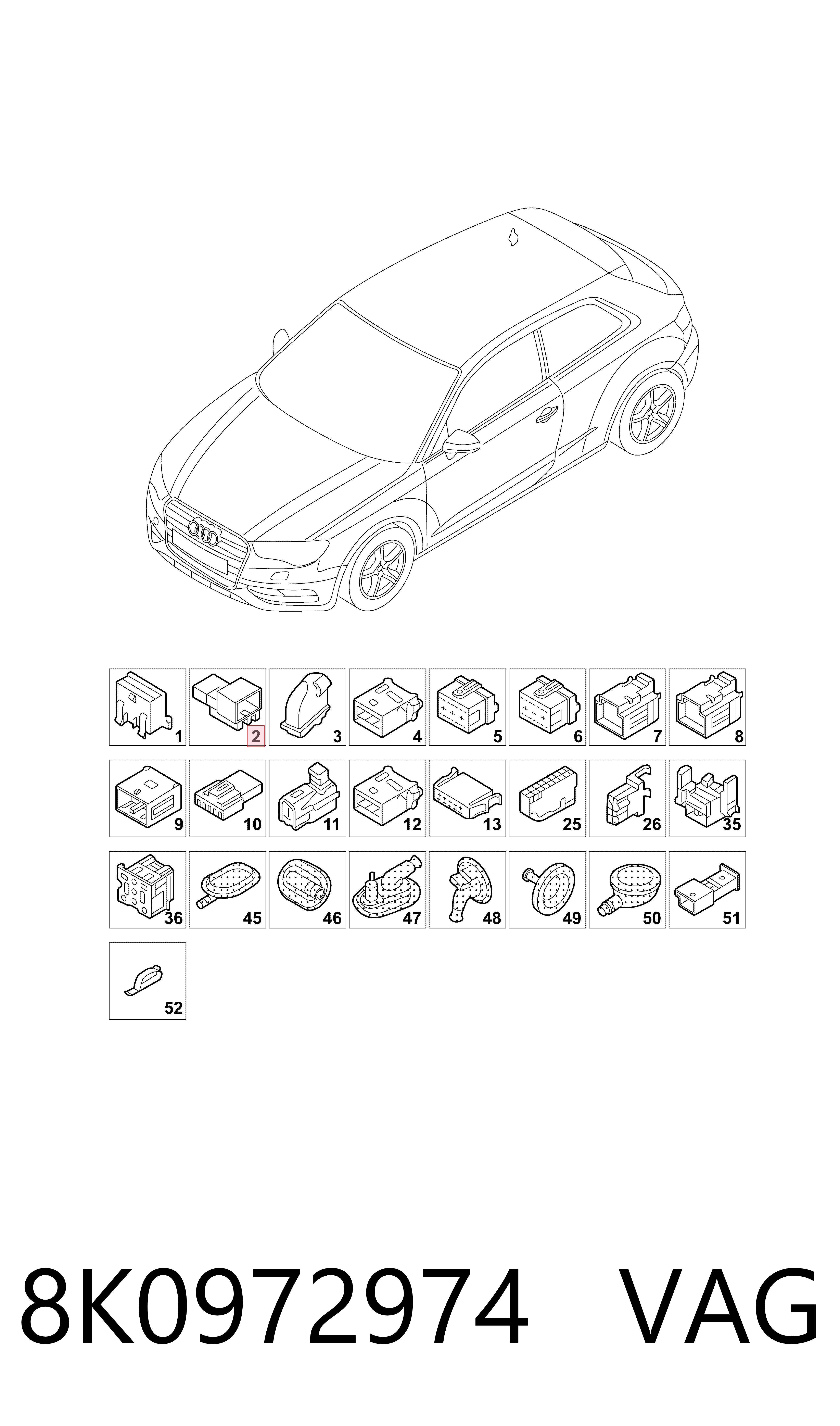 8K0972974 VAG 