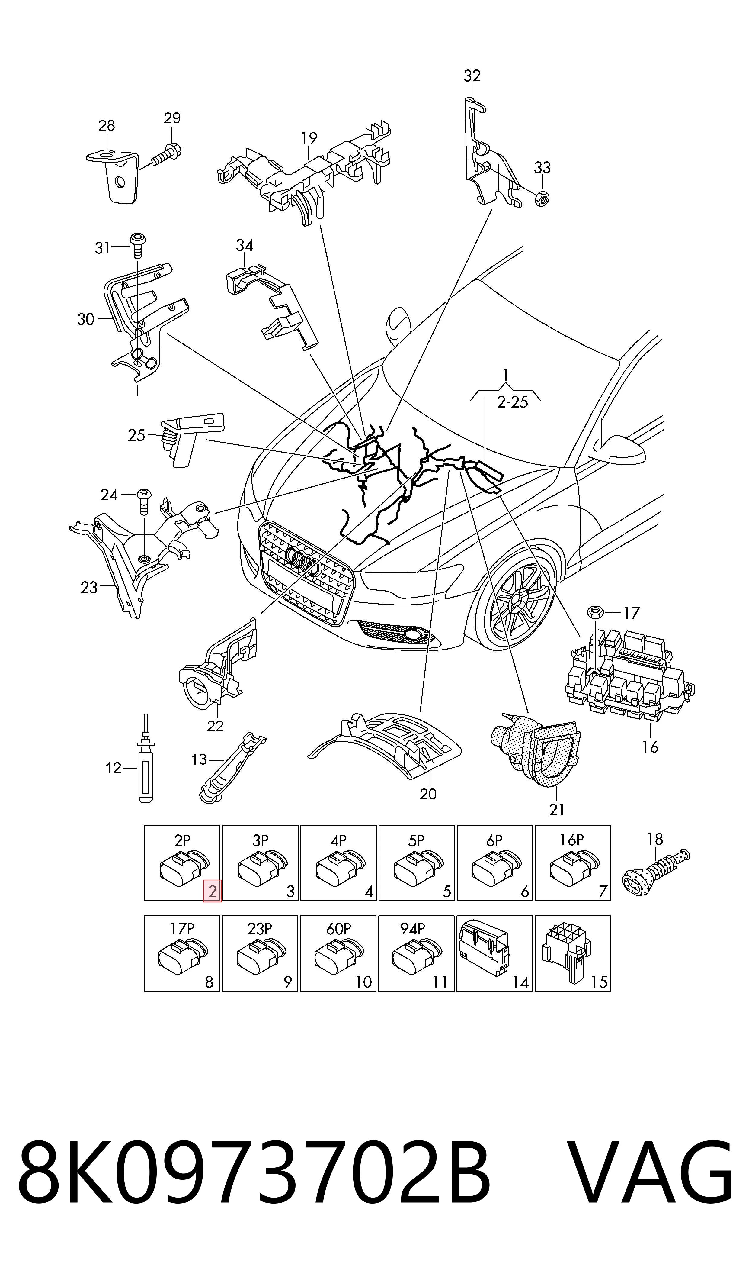 8K0973702B VAG 
