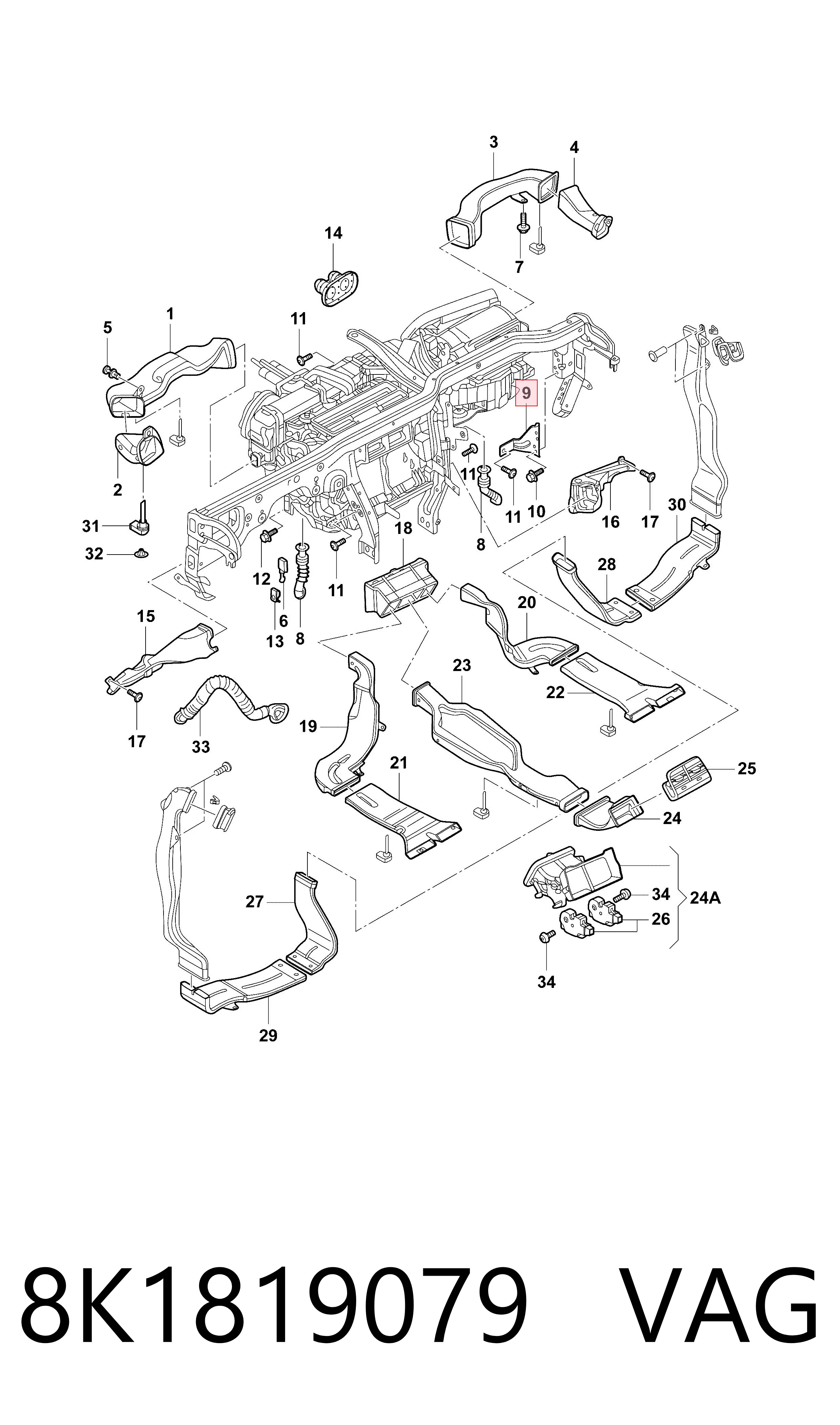 8K1819079 VAG