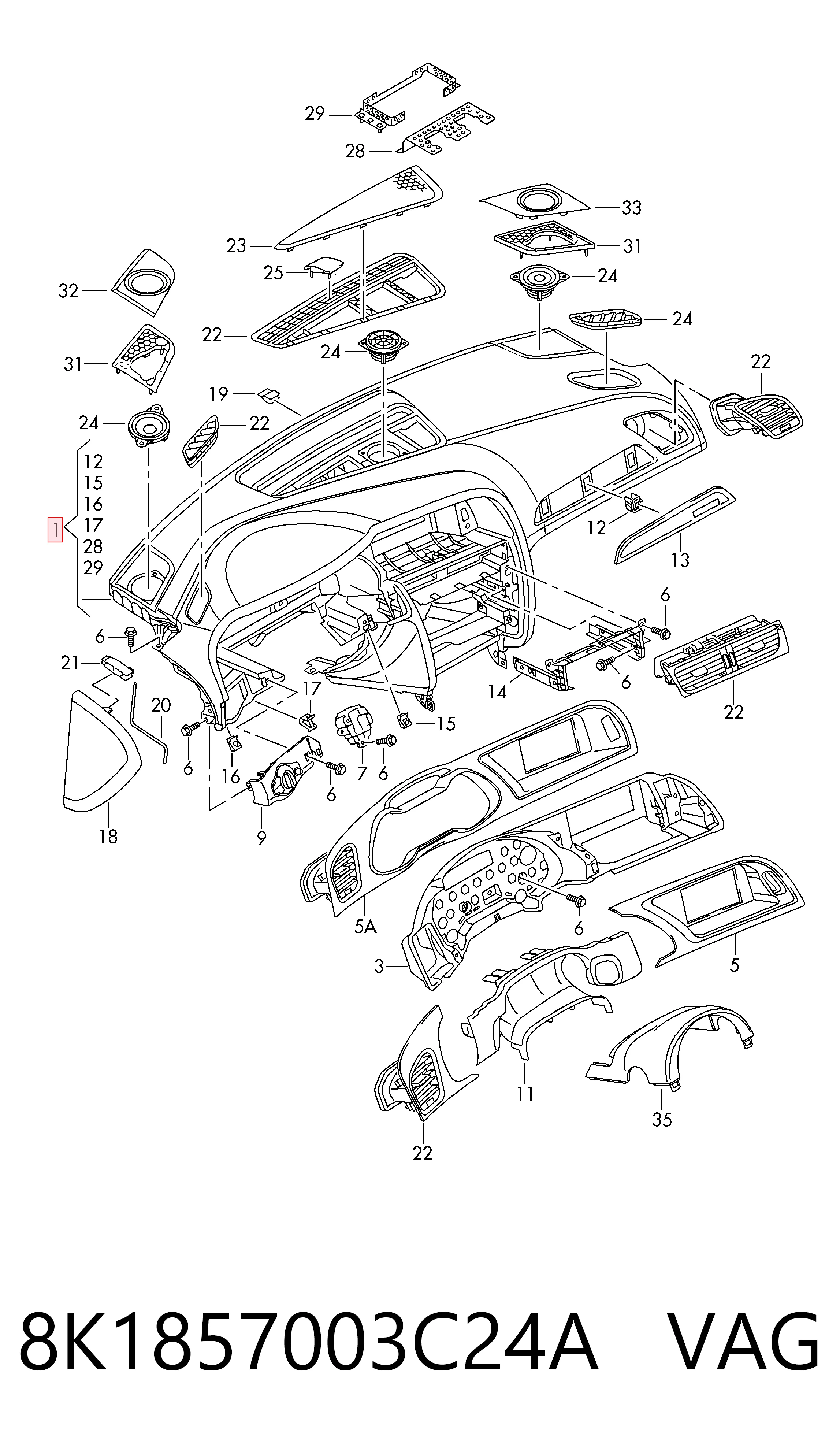 8K1857003C24A VAG