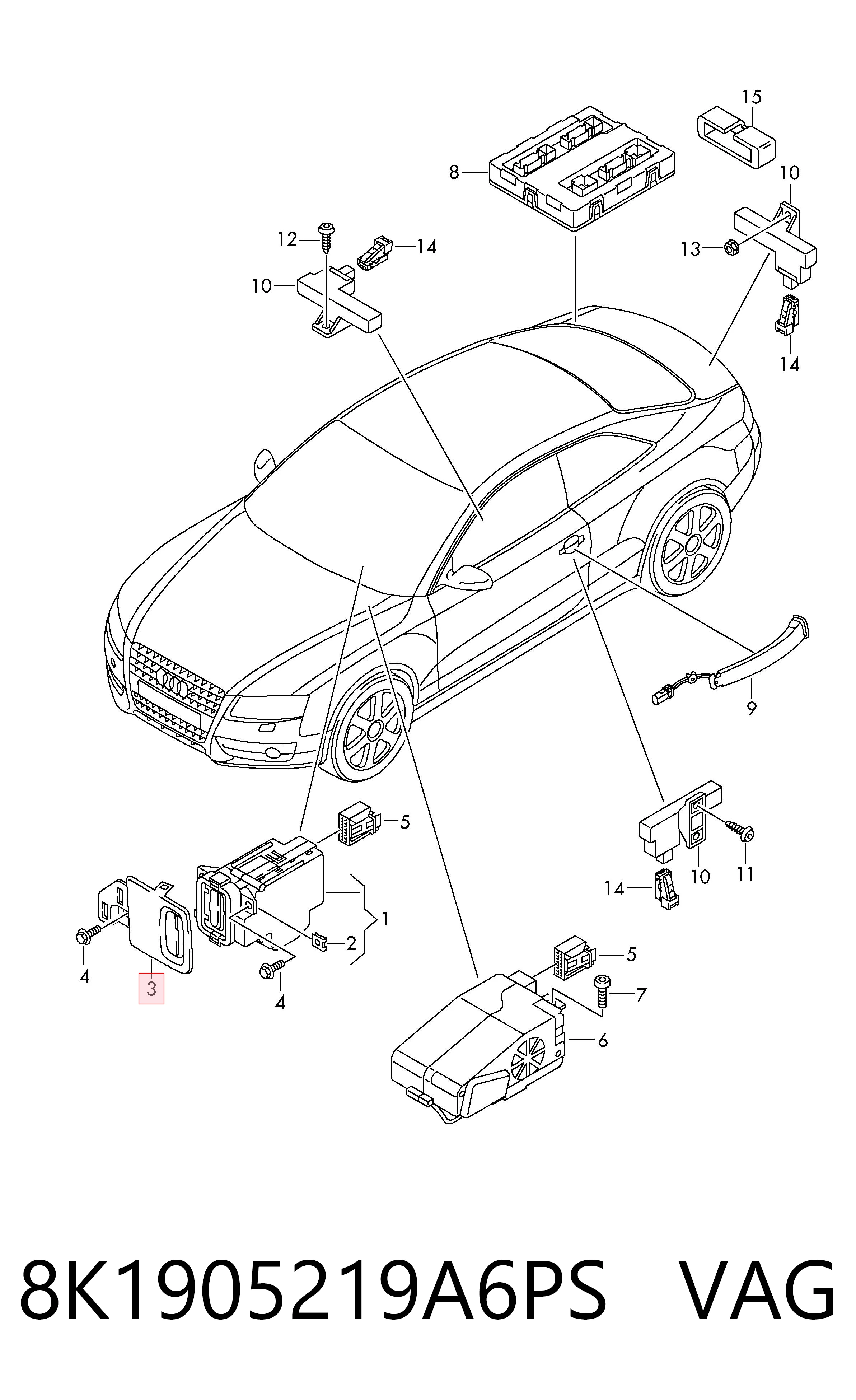 8K1905219A6PS VAG 