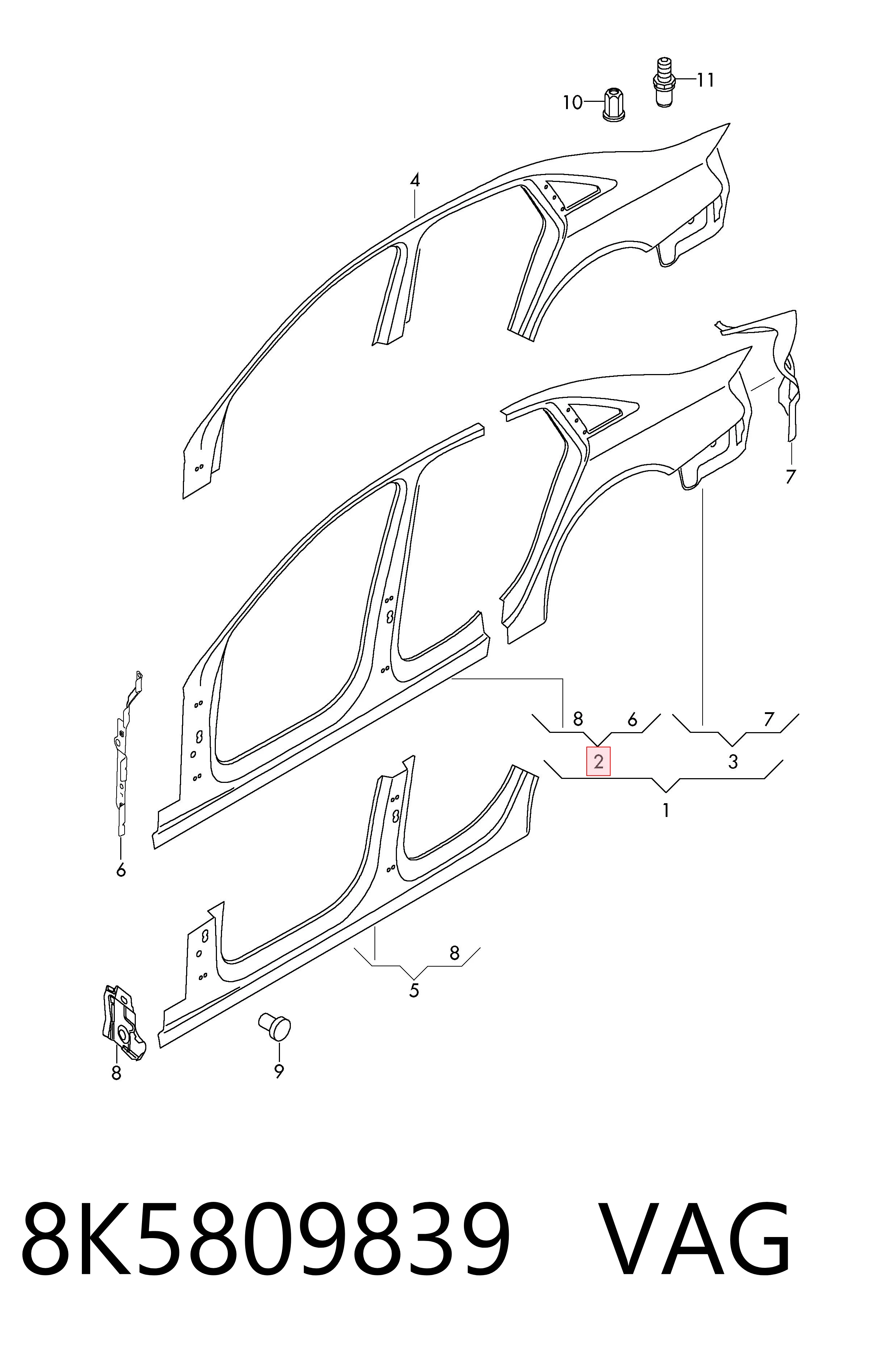 8K5809839 VAG