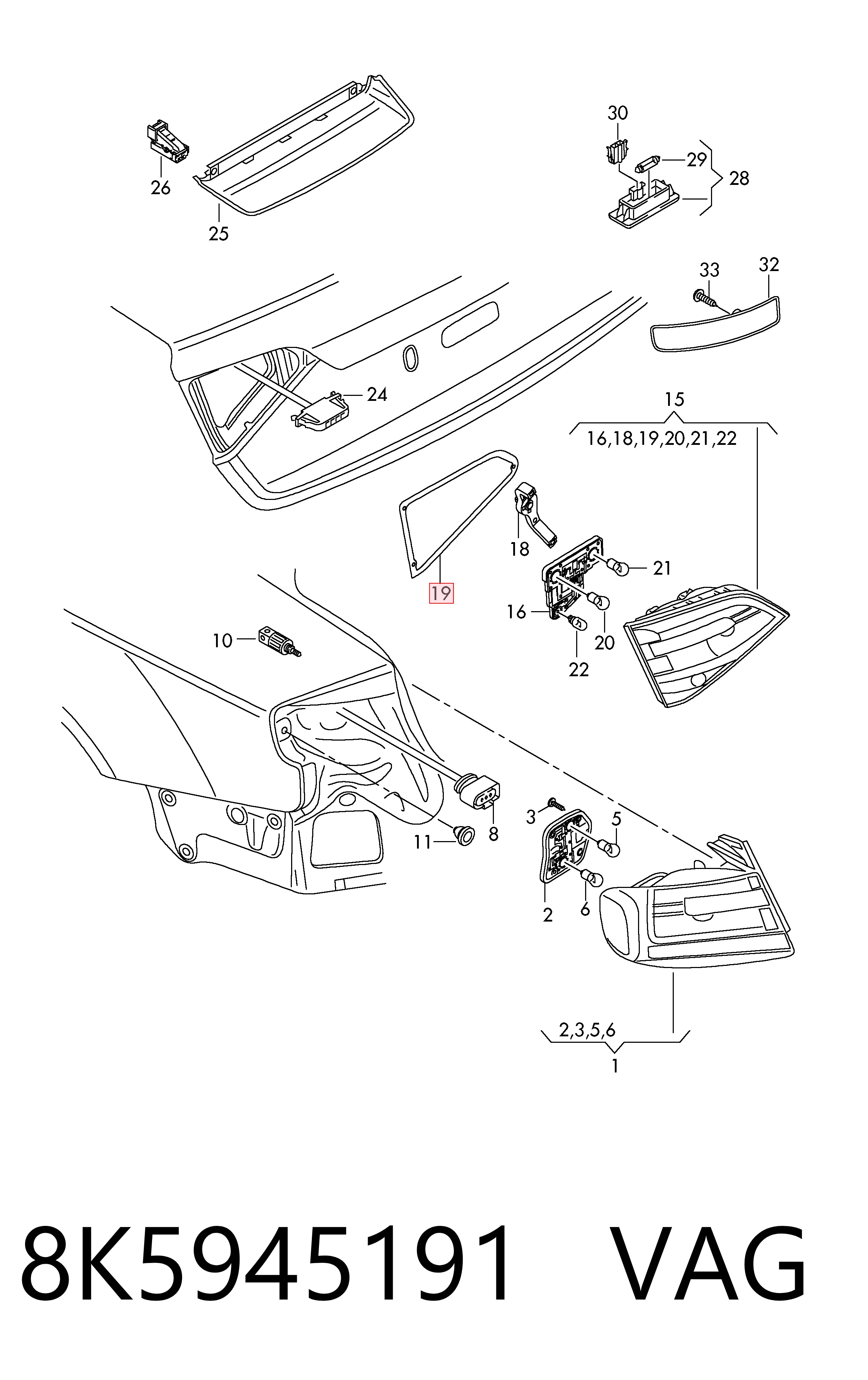 8K5945191 VAG