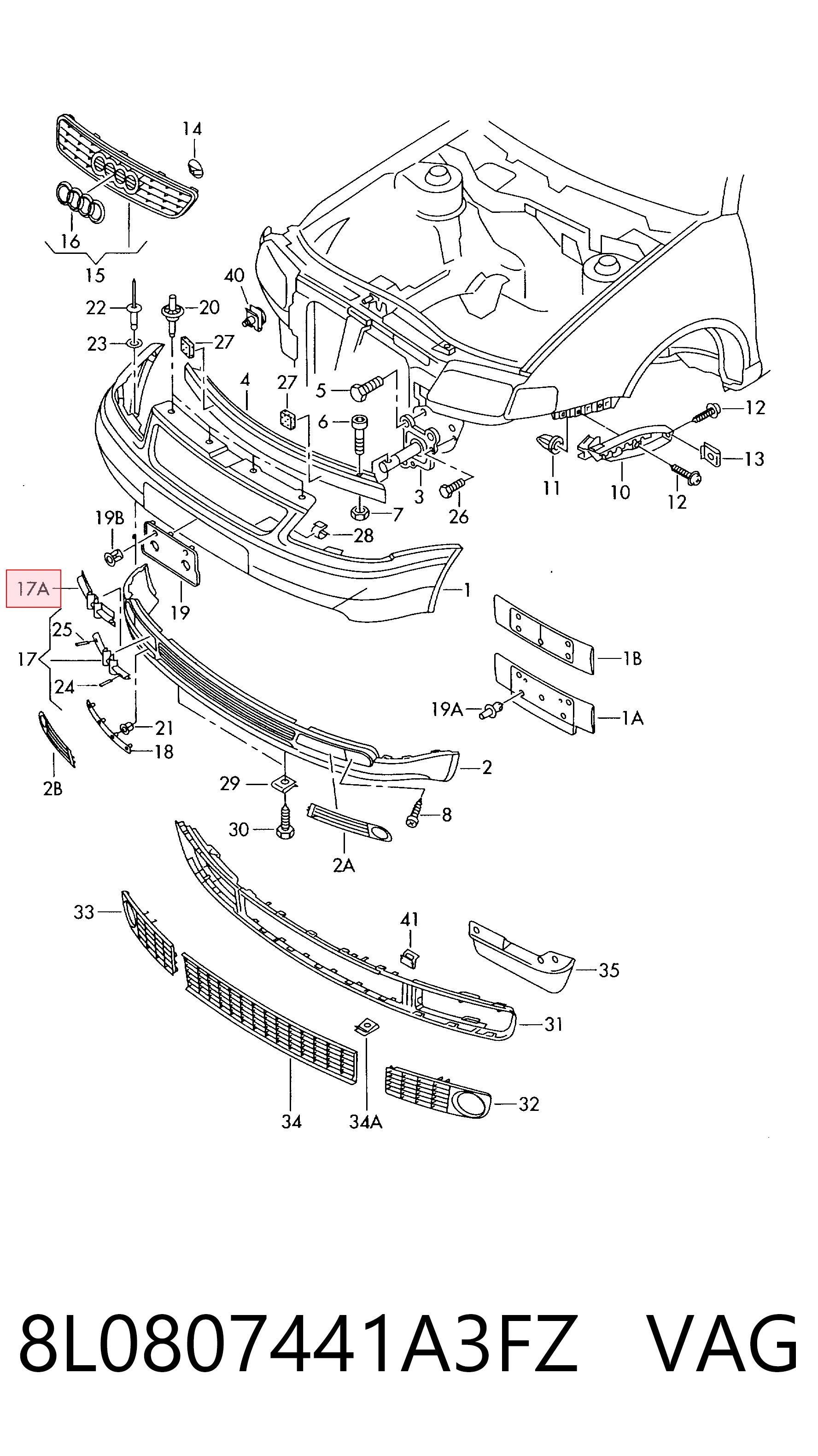 8L0807441A3FZ VAG