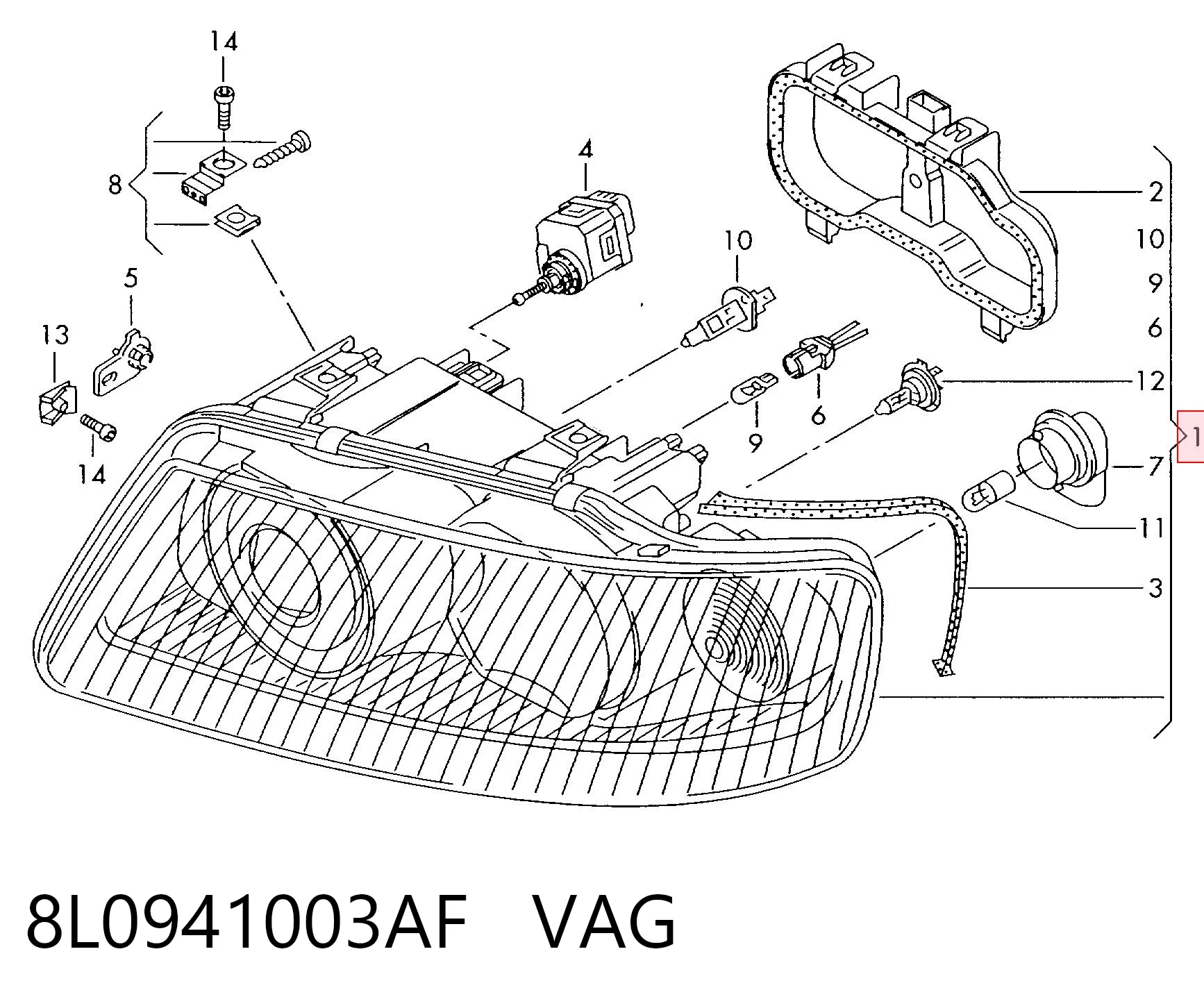 8L0941003AF VAG