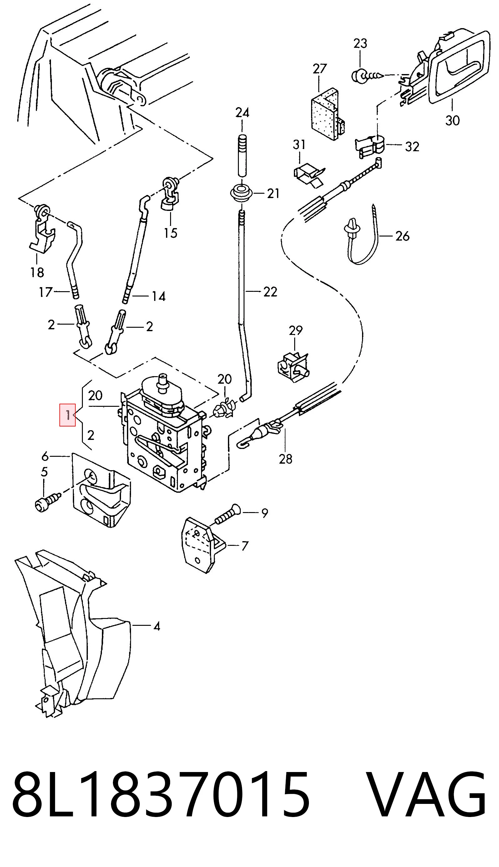 8L1837015 VAG
