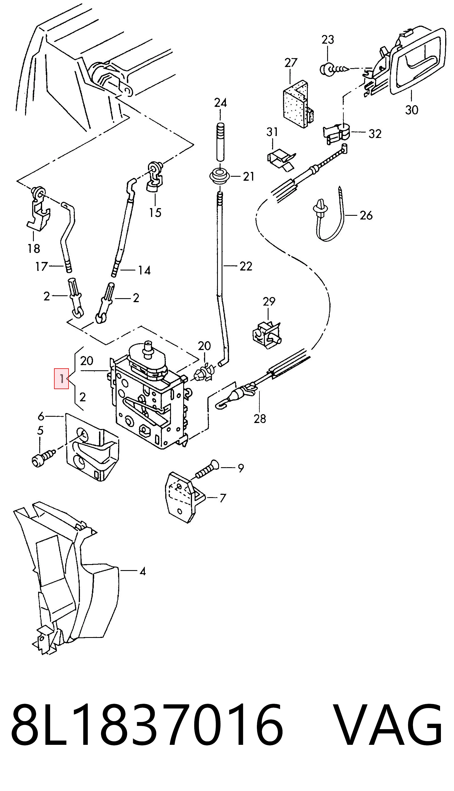 8L1837016 VAG