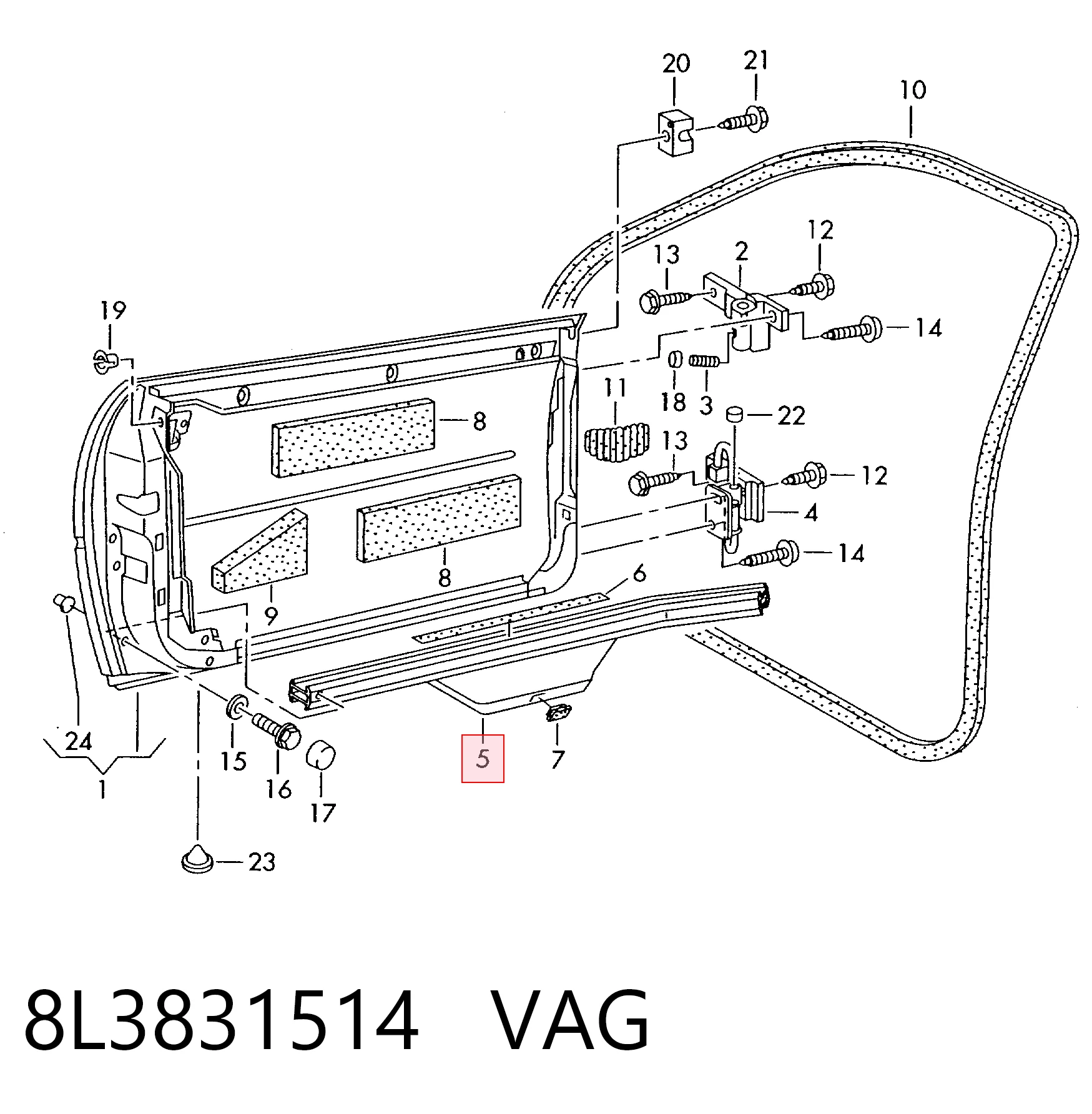 8L3831514 VAG