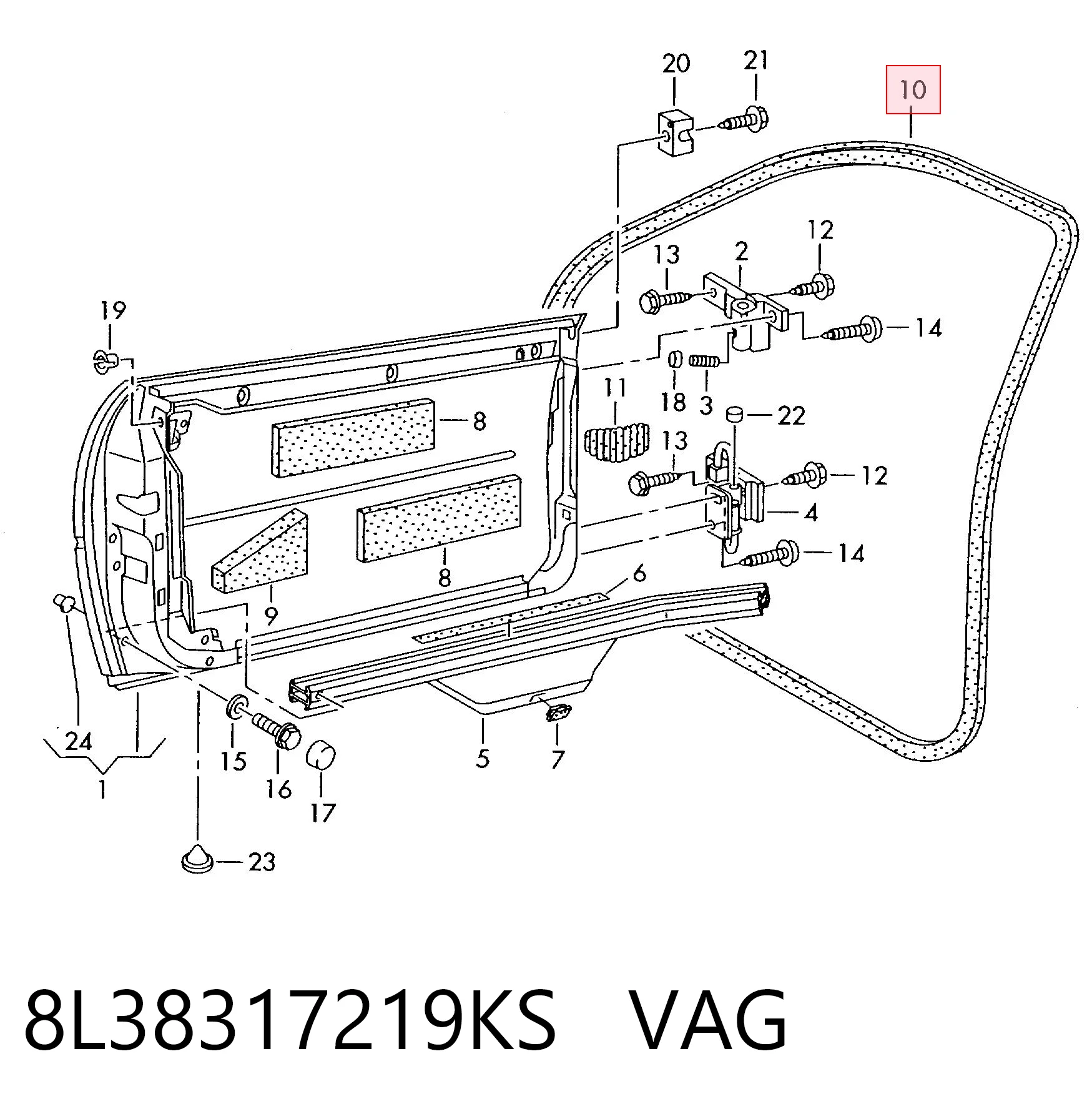 8L38317219KS VAG