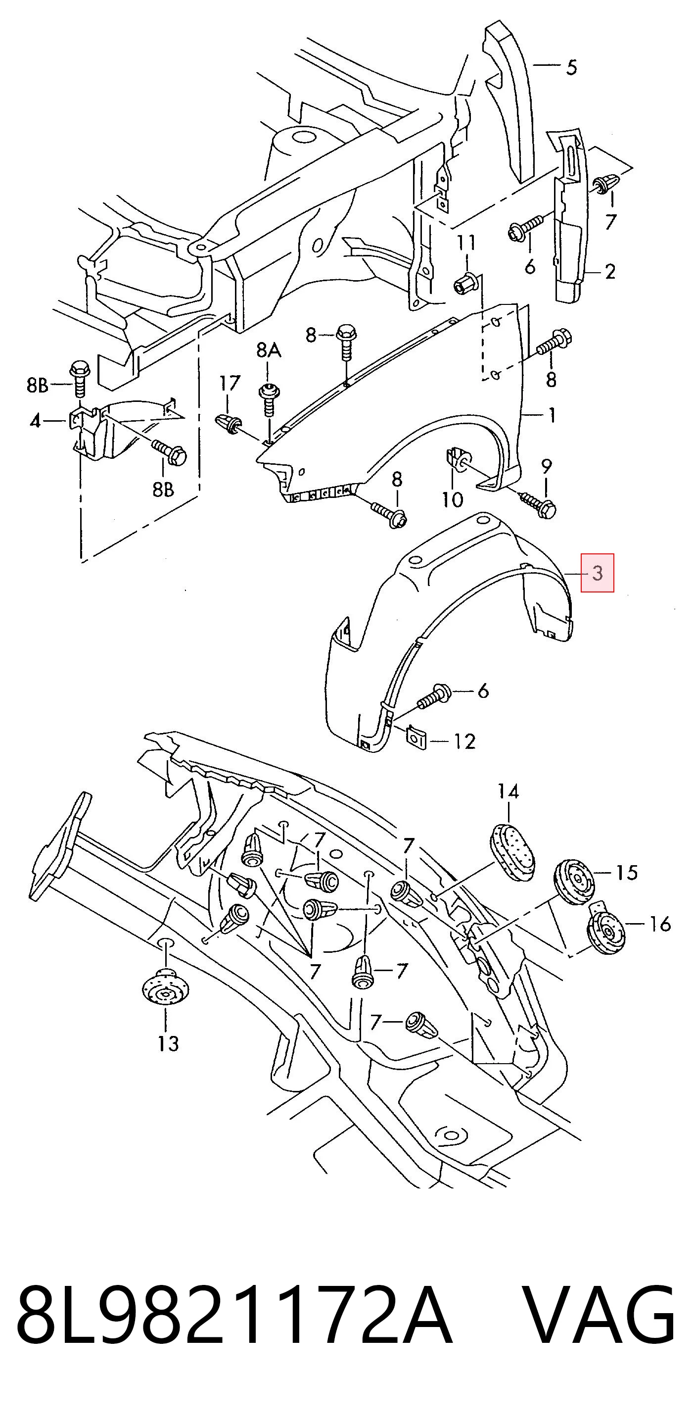 8L9821172A VAG