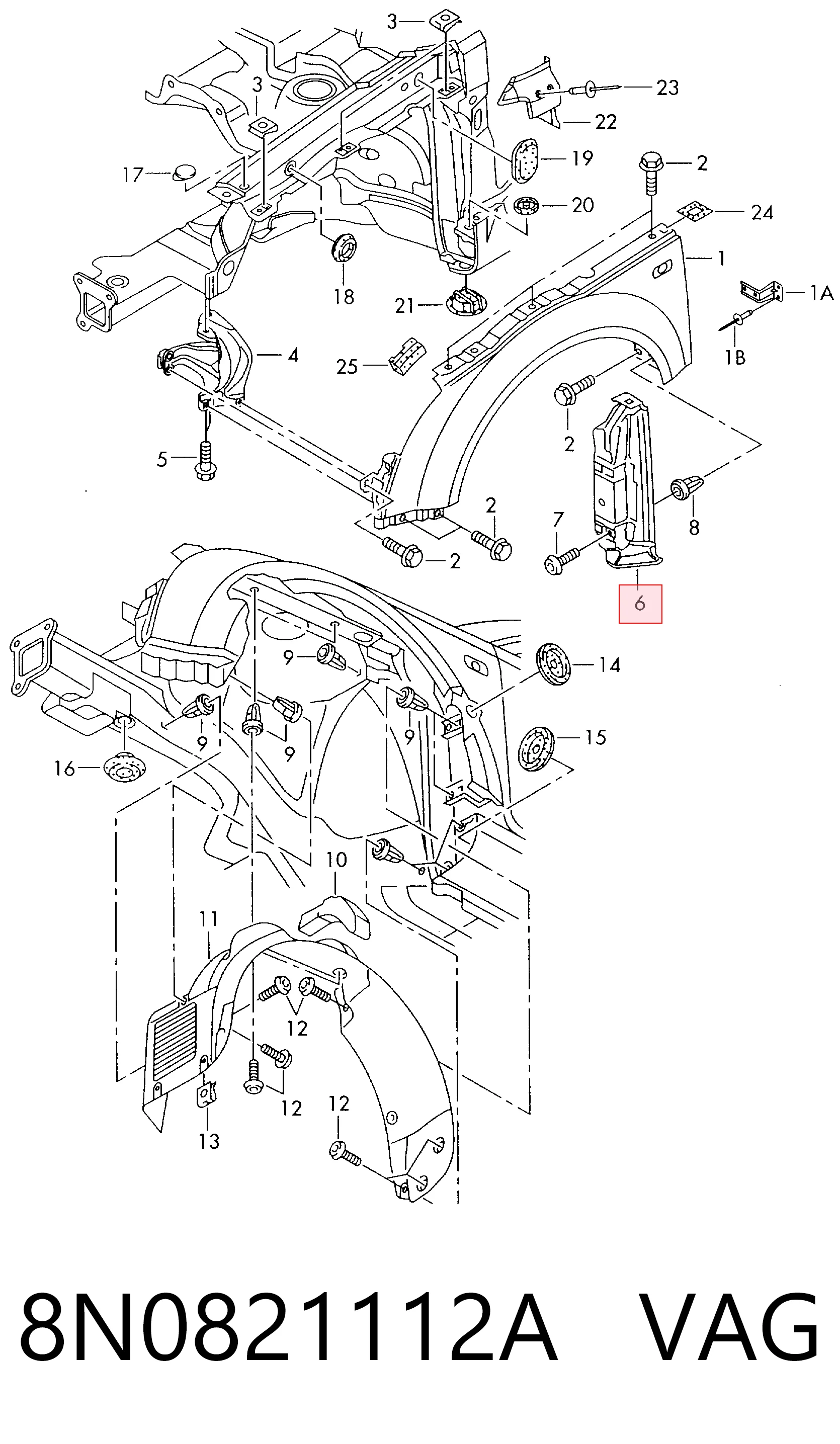 8N0821112A VAG