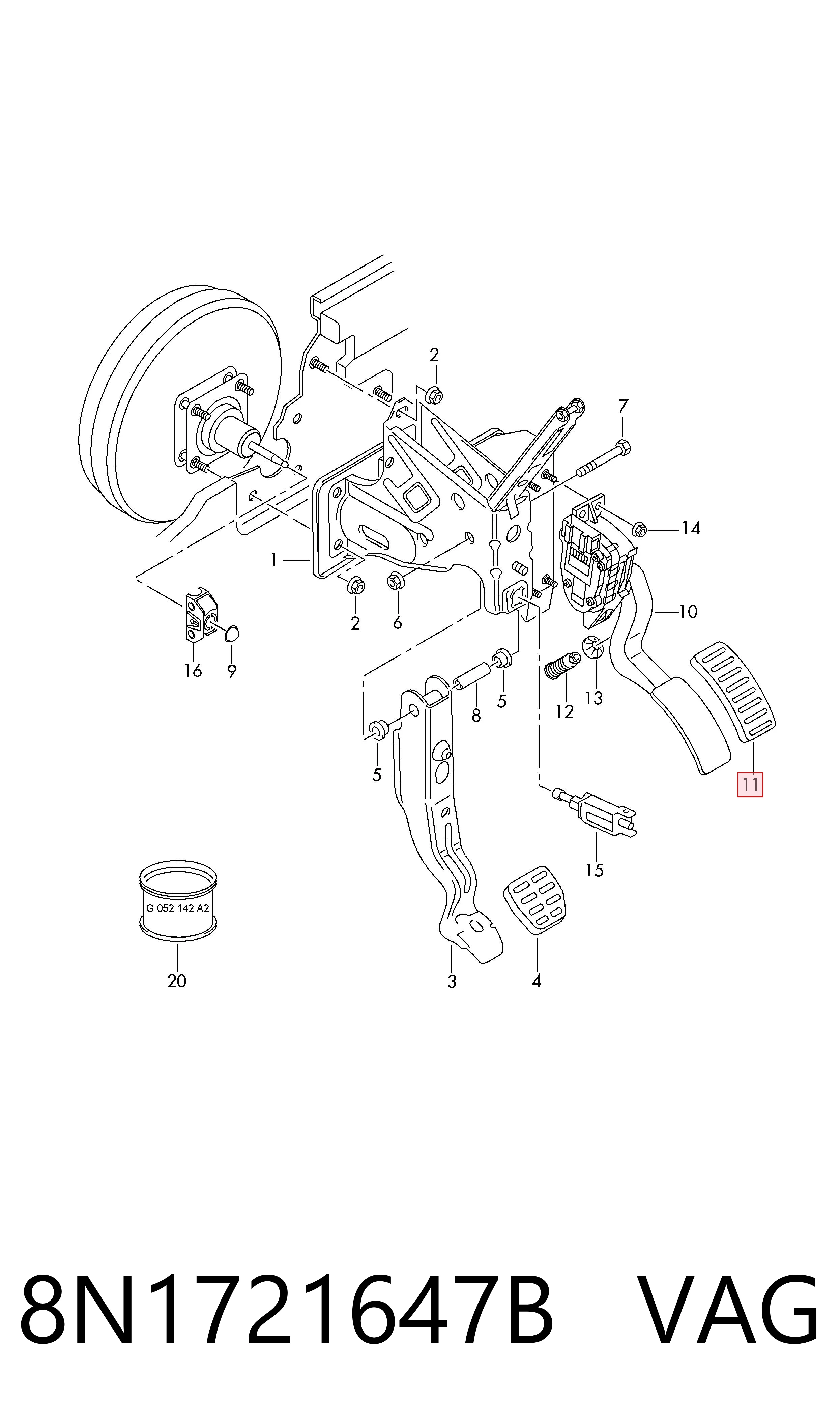 8N1721647B VAG