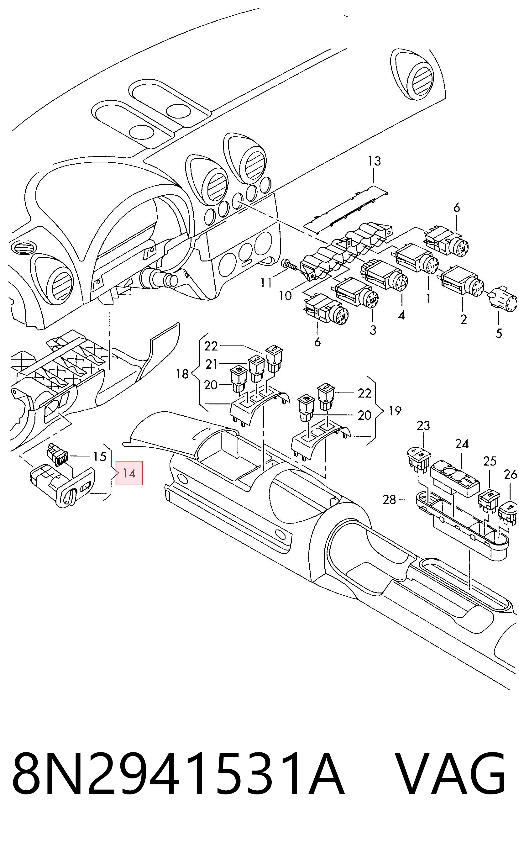 8N2941531A VAG
