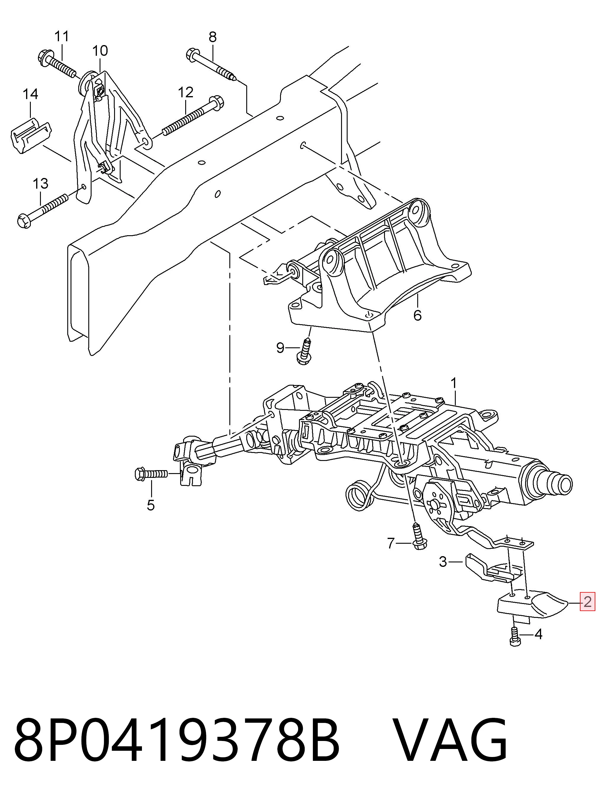 8P0419378B VAG