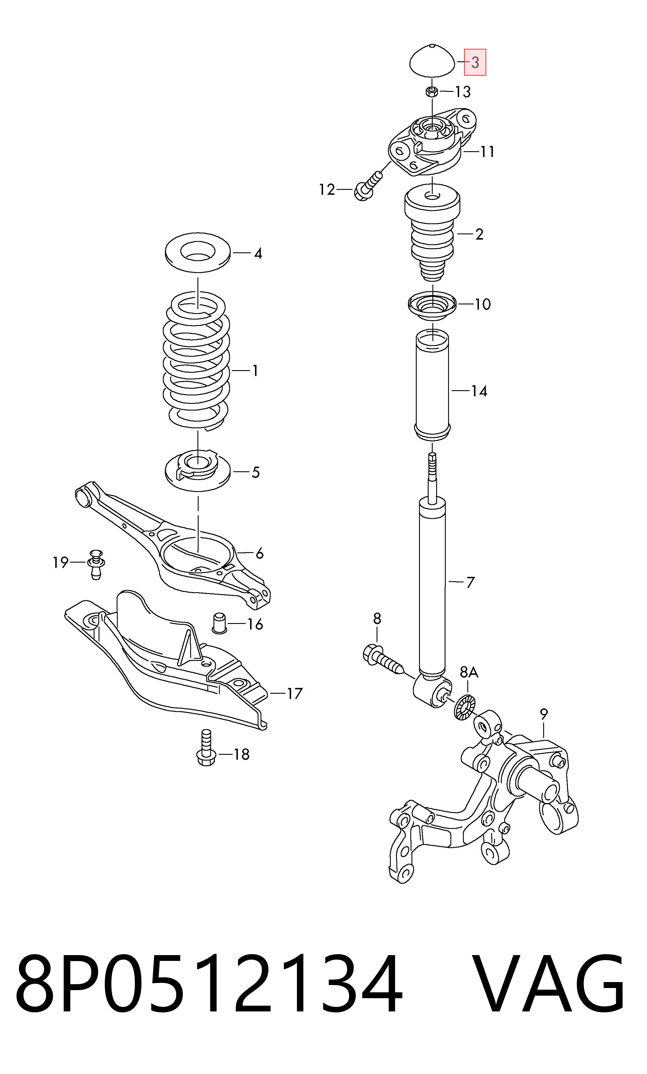 8P0512134 VAG