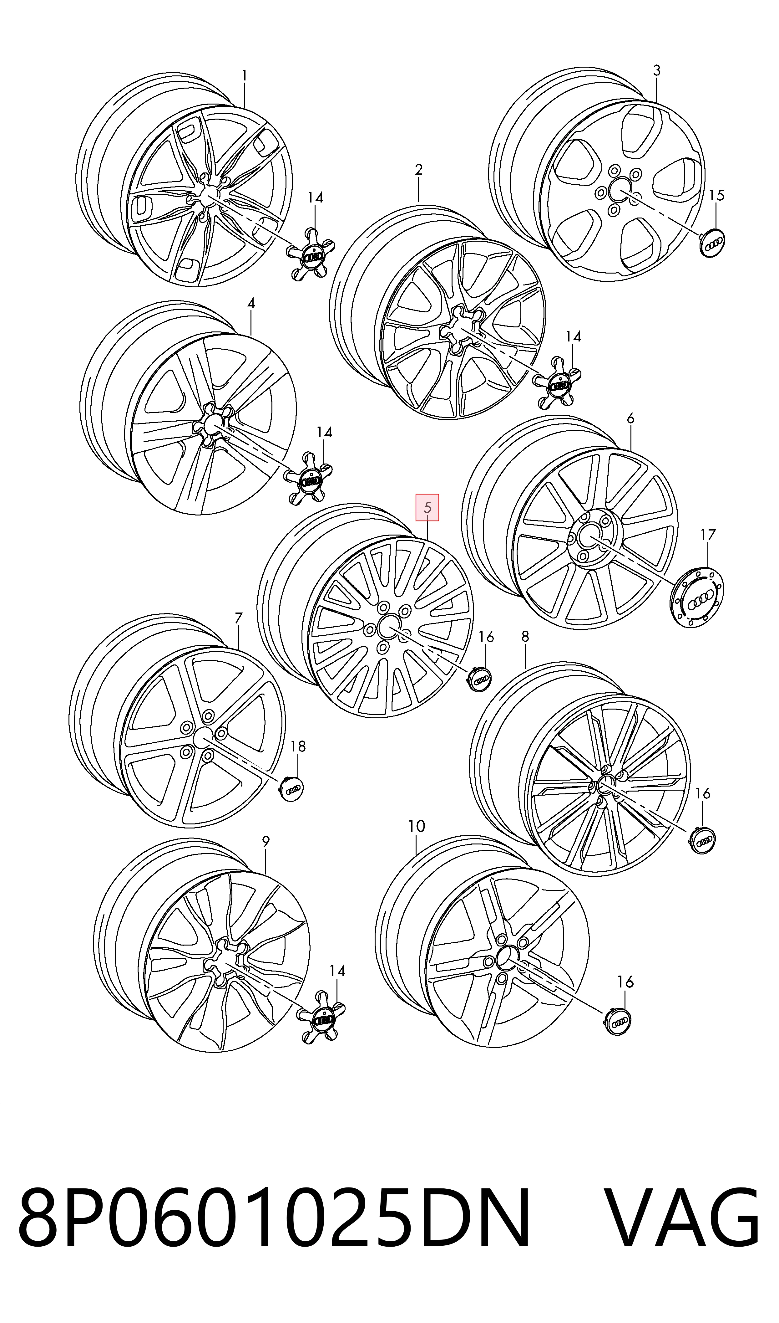8P0601025DN VAG