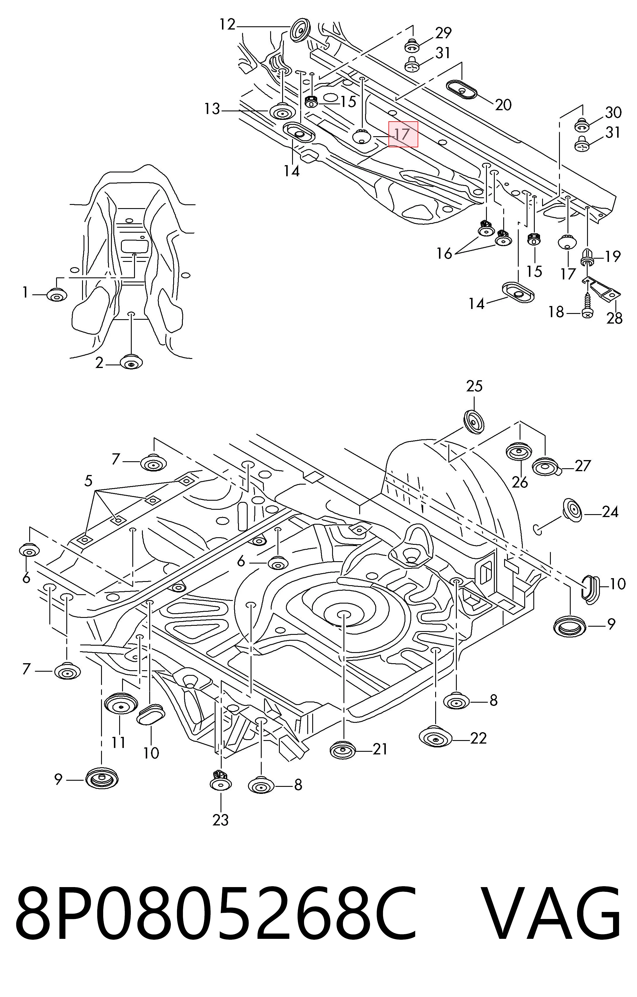 8P0805268C VAG