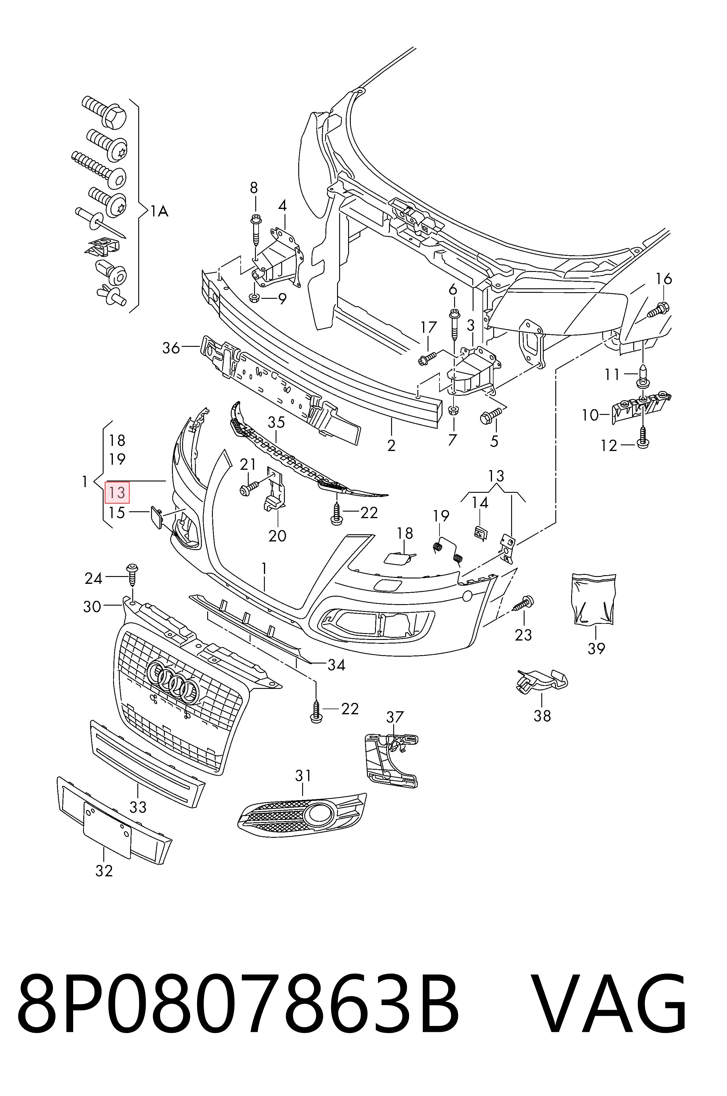 8P0807863B VAG