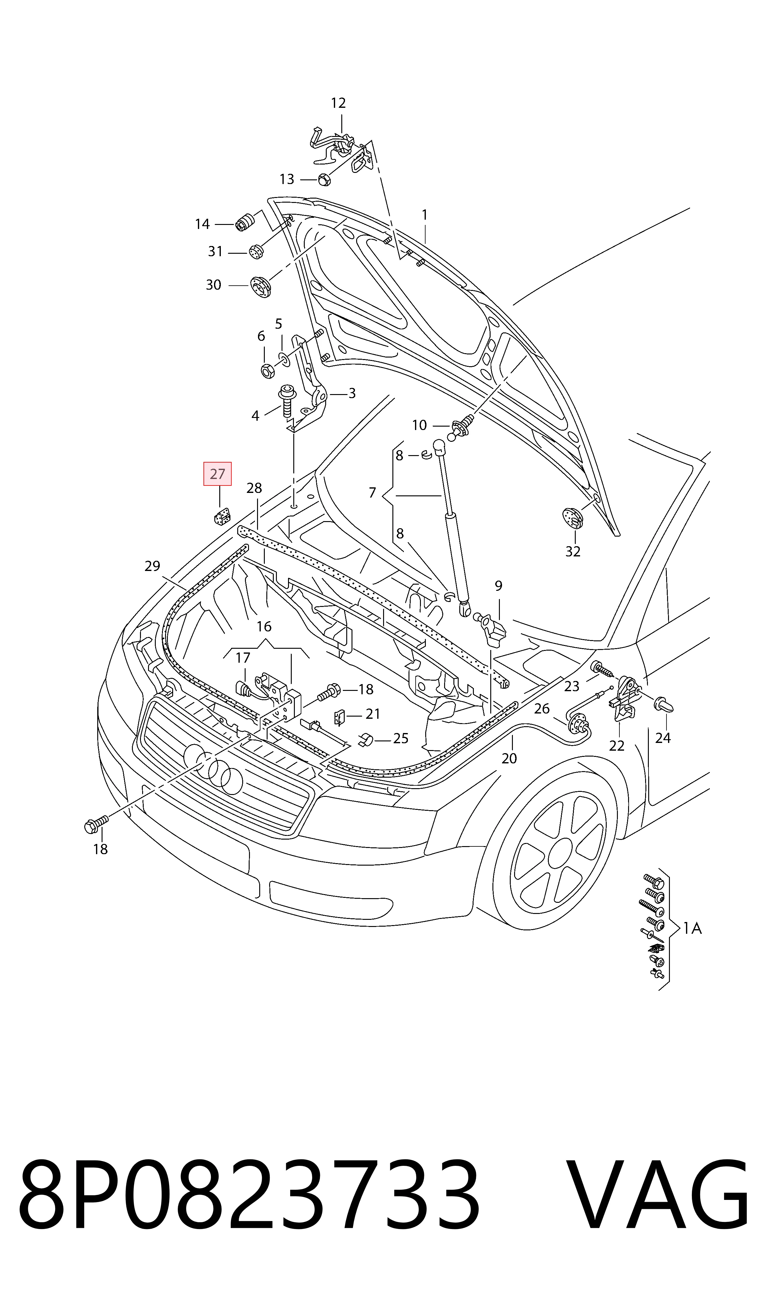 8P0823733 VAG